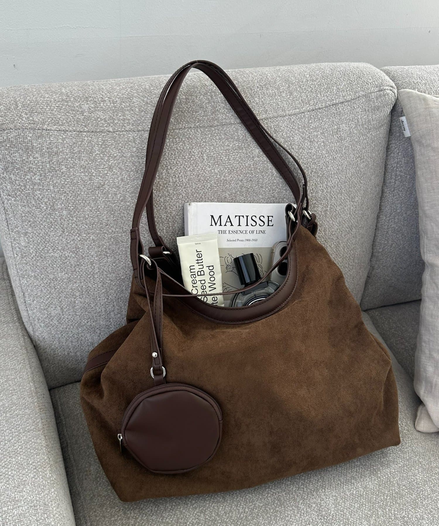 DISCOAT(ディスコート) 2WAYハンドルコンビトートバッグ《詳細動画あり》