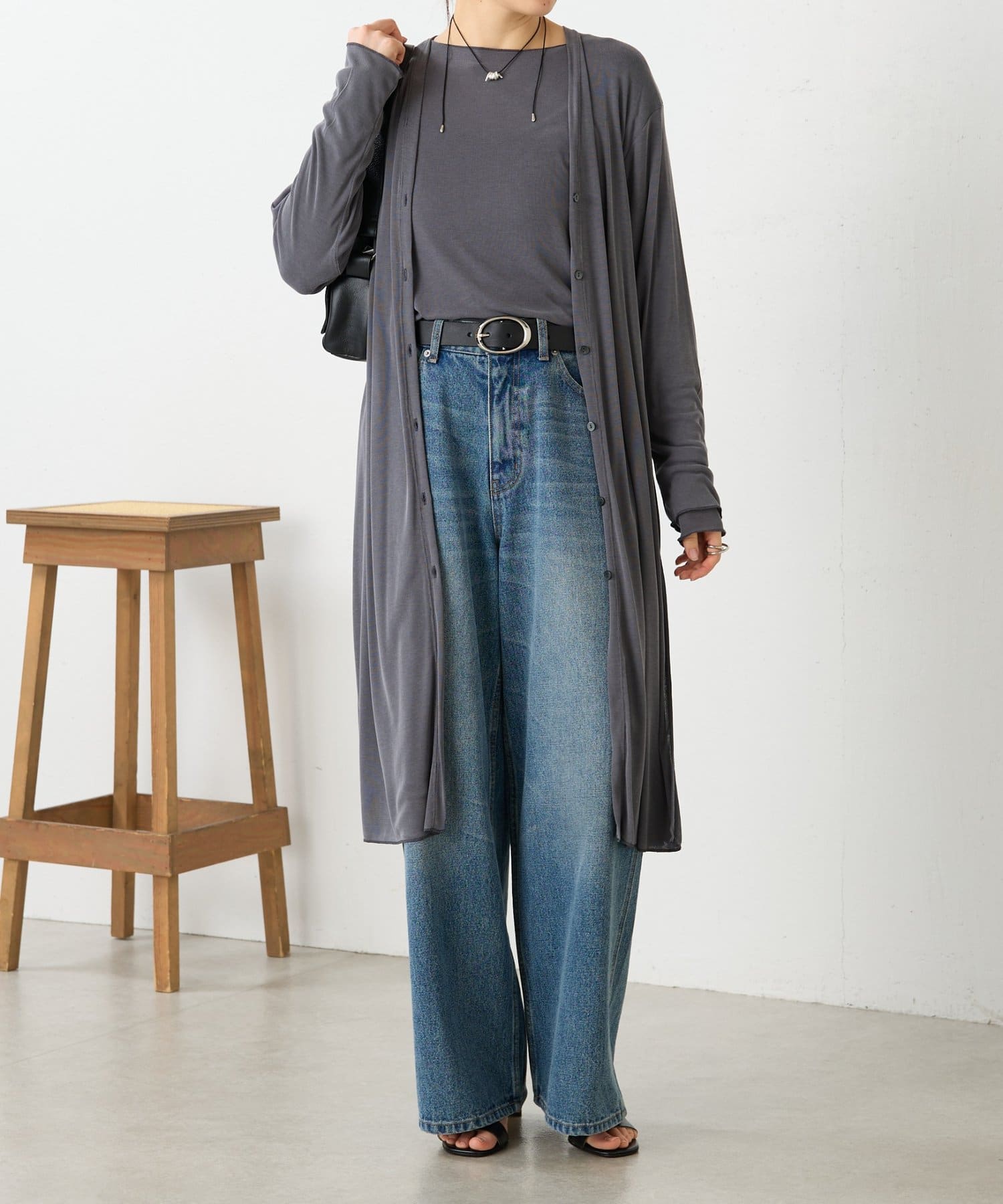 BEARDSLEY(ビアズリー) トロミミディカーディガン