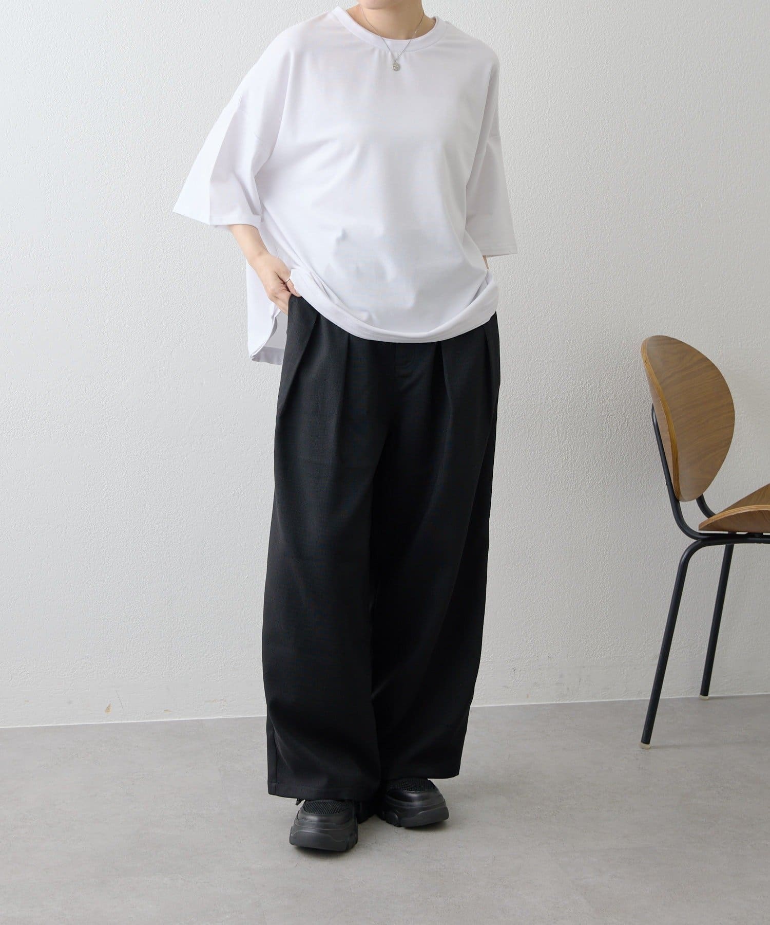 ear PAPILLONNER(イア パピヨネ) 【ouchi企画】《接触冷感 /速乾 /UV加工》コラボTシャツ【SUM1 STYLE(スミスタイル)】