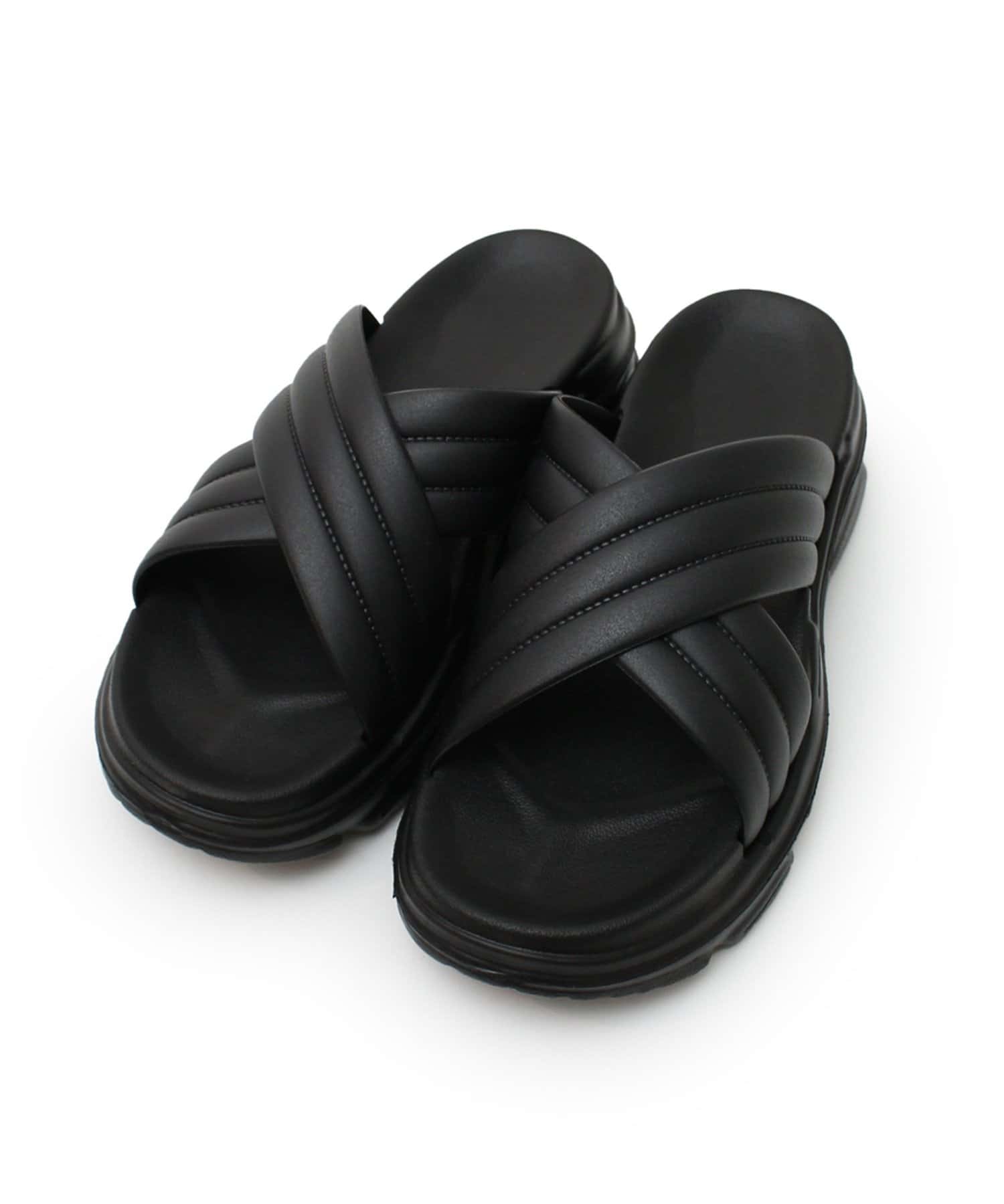 DISCOAT(ディスコート) PVCクロスサンダル