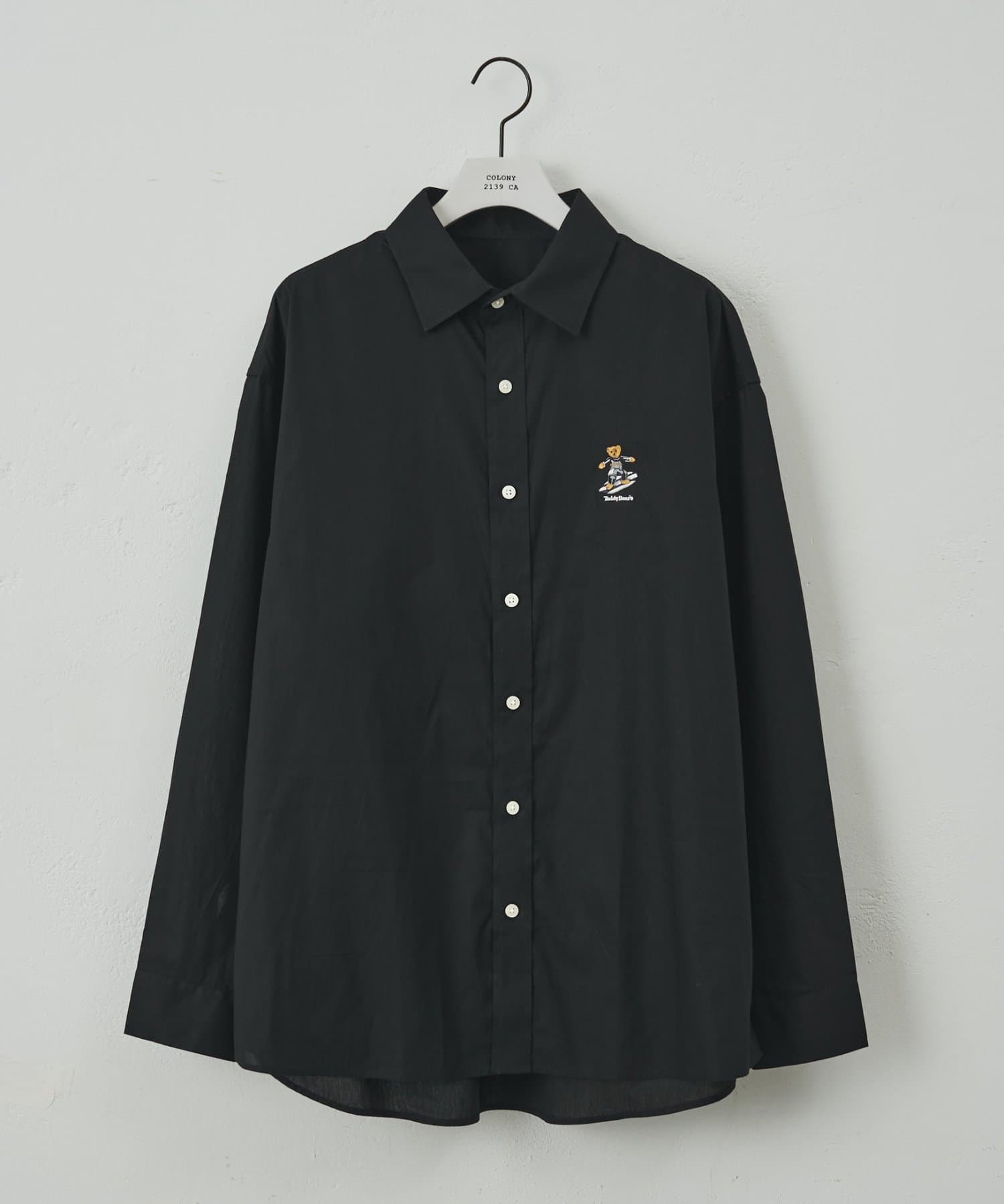 COLONY 2139(コロニー トゥーワンスリーナイン) 【ConVenir】 サーフィンテディベアワンポイント刺繍シャツ