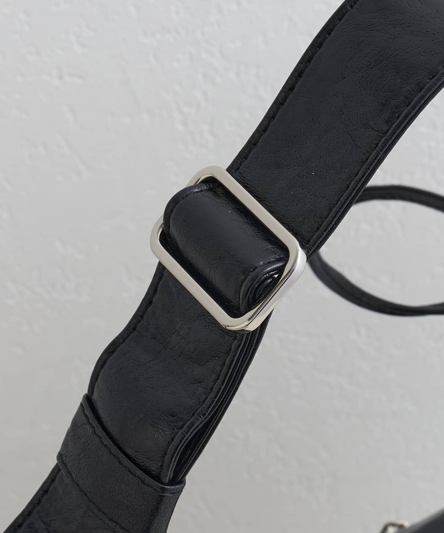 DISCOAT(ディスコート) ギャザーリングビッグショルダーバッグ