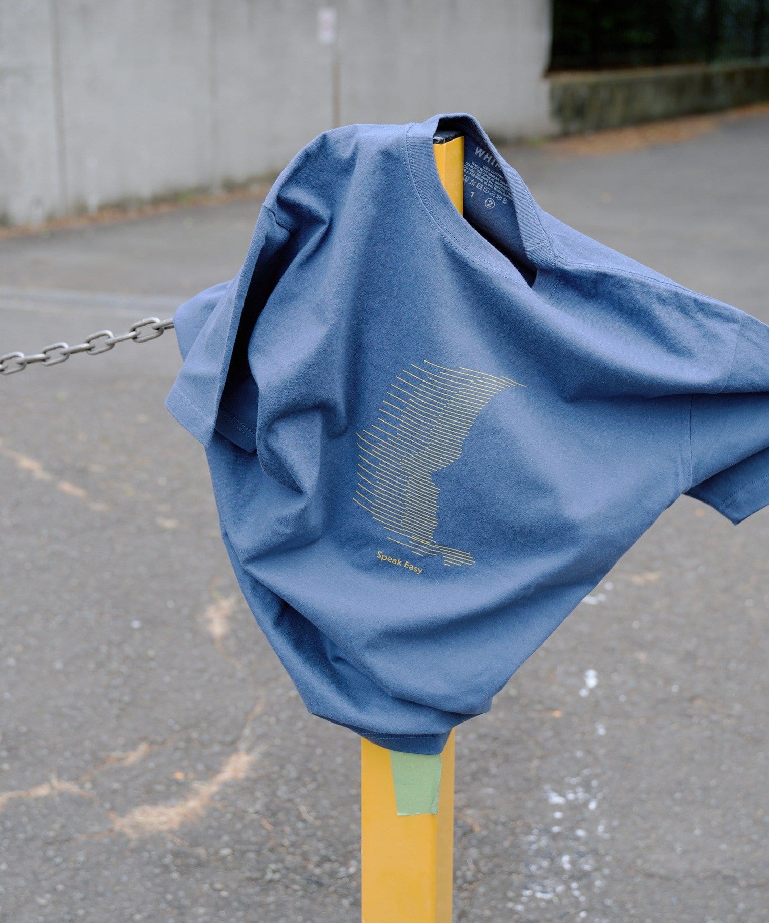 Kastane(カスタネ) 【2.7(土)11:00〜2.8(日)ポイントUP開催/WHIMSIC/2サイズ展開】スピークイージーシルクスクリーンプリントT