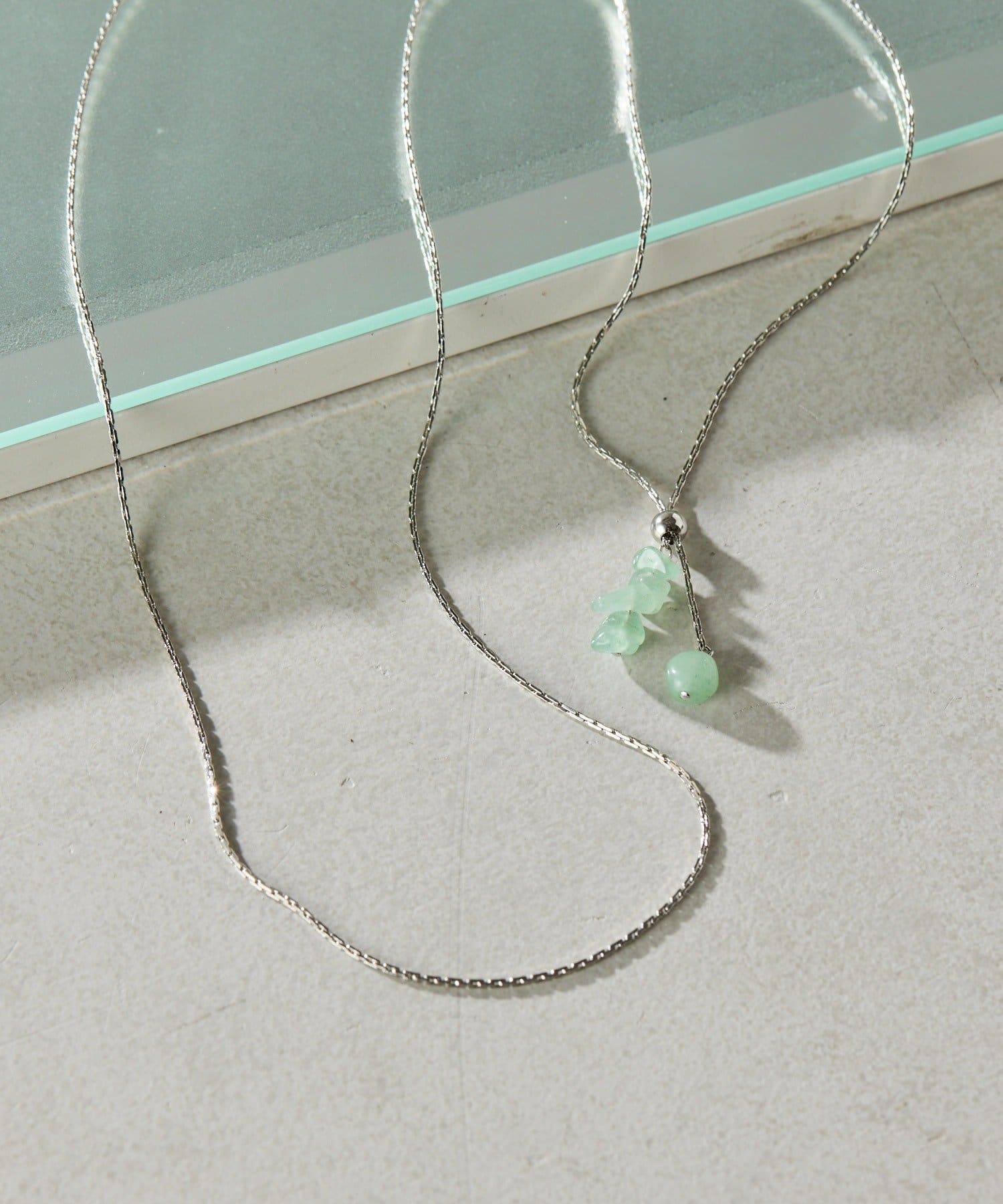 COLLAGE GALLARDAGALANTE(コラージュ ガリャルダガランテ) 【PAPILLONNER/パピヨネ】天然石Y字ネックレス