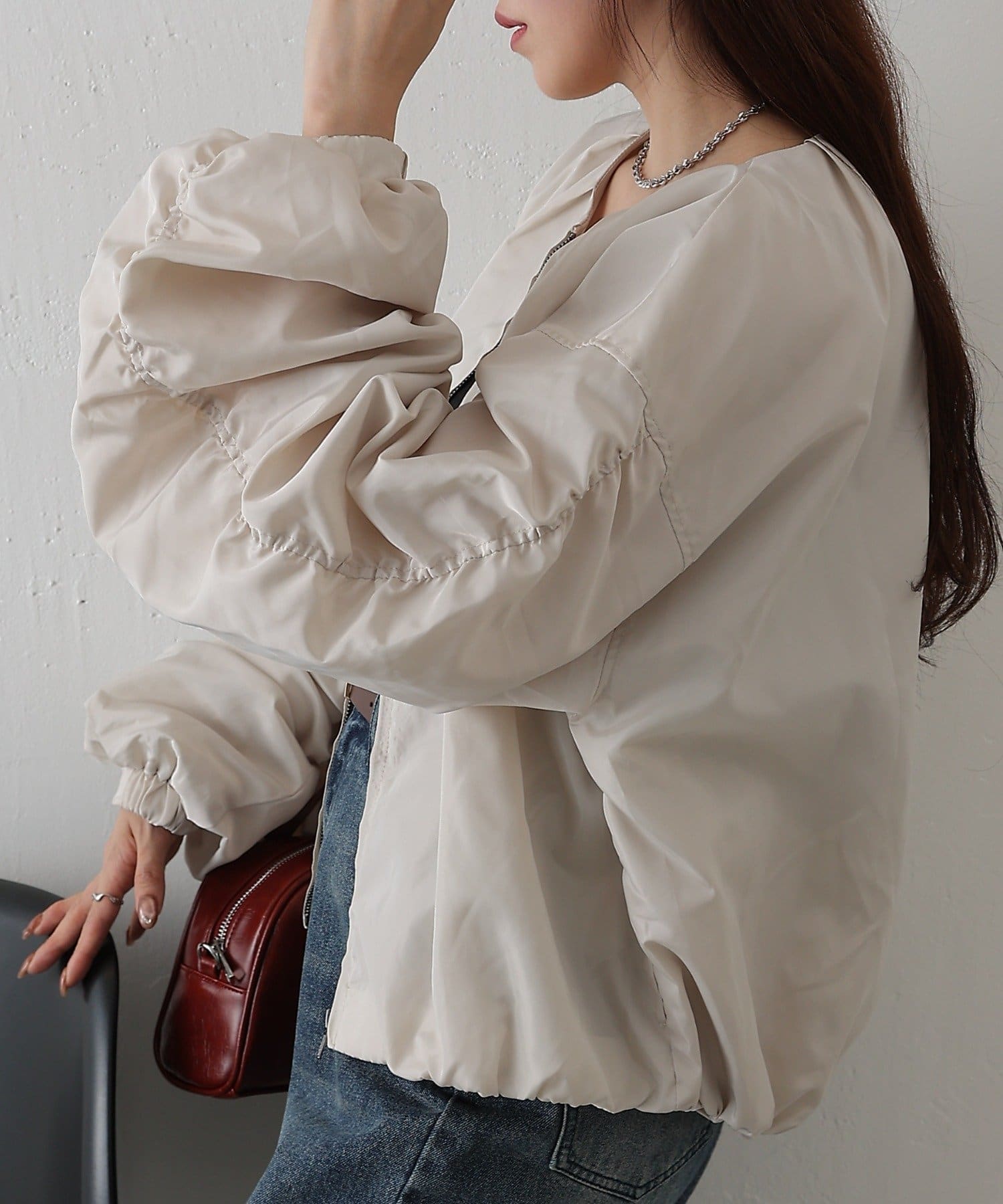 COLONY 2139(コロニー トゥーワンスリーナイン) 【リバイバル】袖ギャザーブルゾン