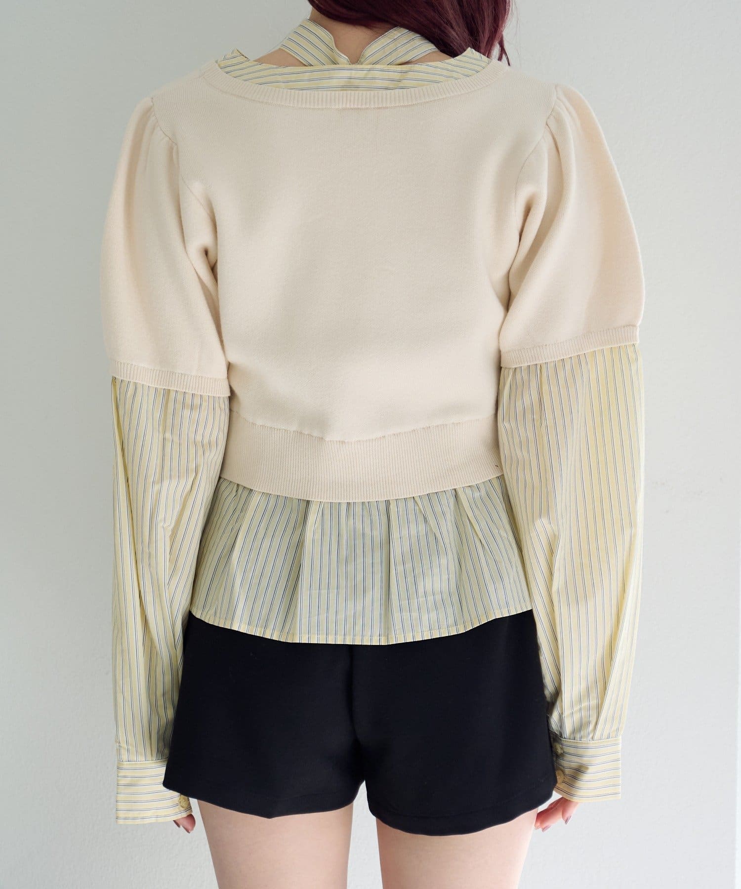 Kastane(カスタネ) ドッキングボウタイプルオーバー