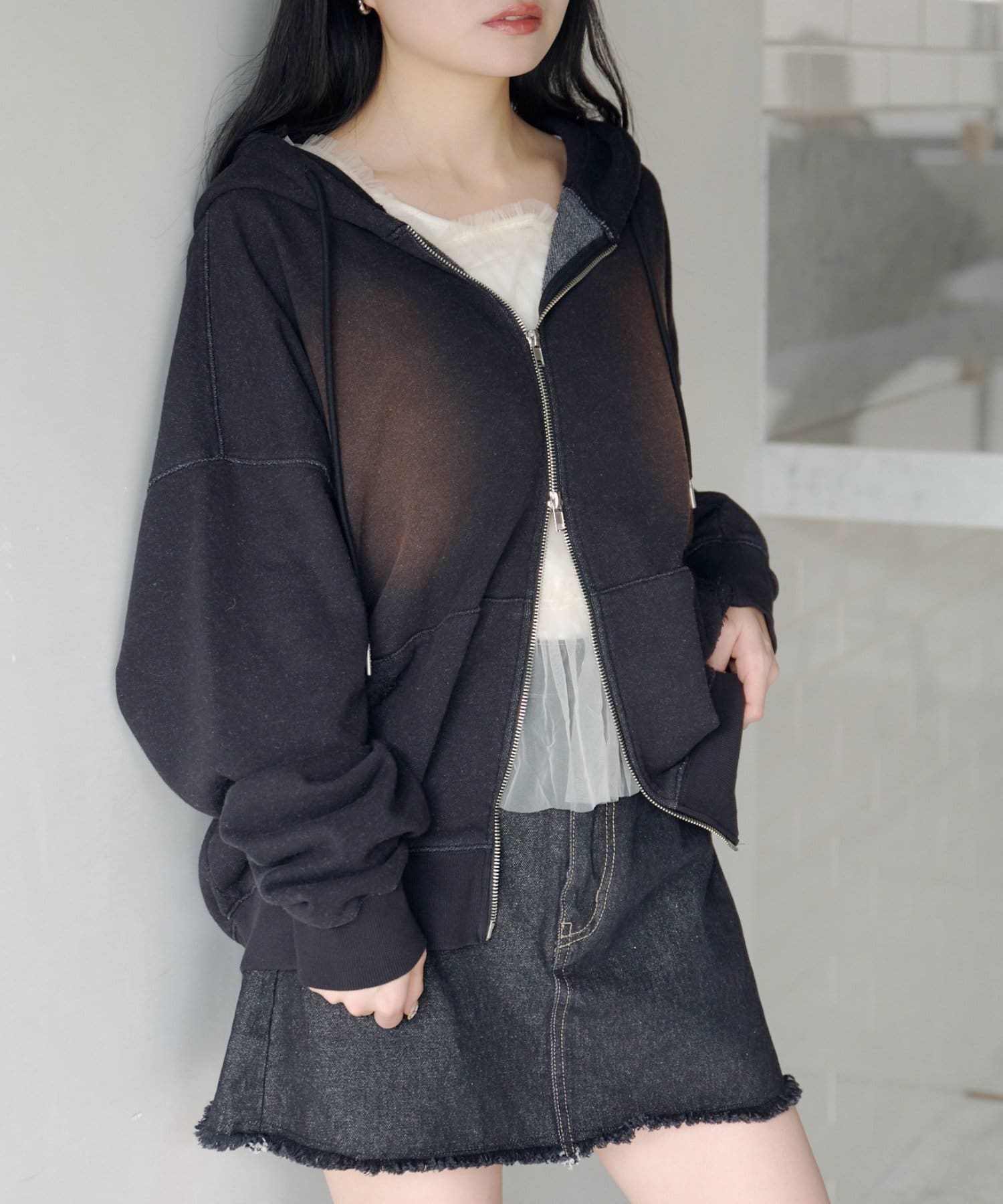 Kastane(カスタネ) 【2.7(土)11:00～2.8(日)ポイントUP開催/セットアップ対応】レーススウェットパーカー