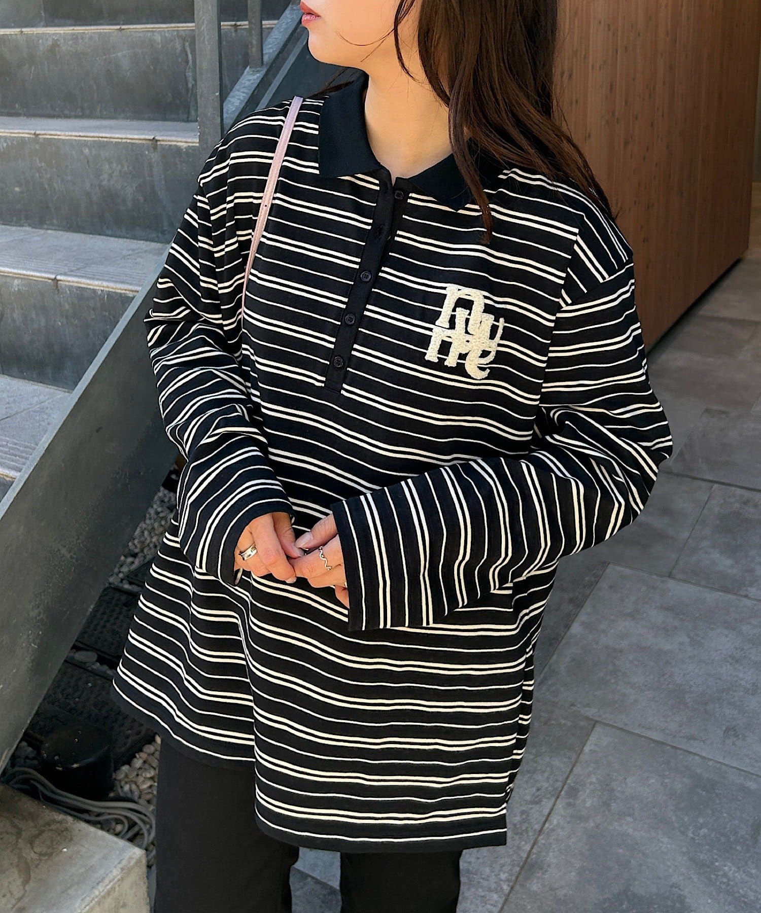 Kastane(カスタネ) 【2.7(土)11:00〜2.8(日)ポイントUP開催/4色展開】	サガラボーダーポロ