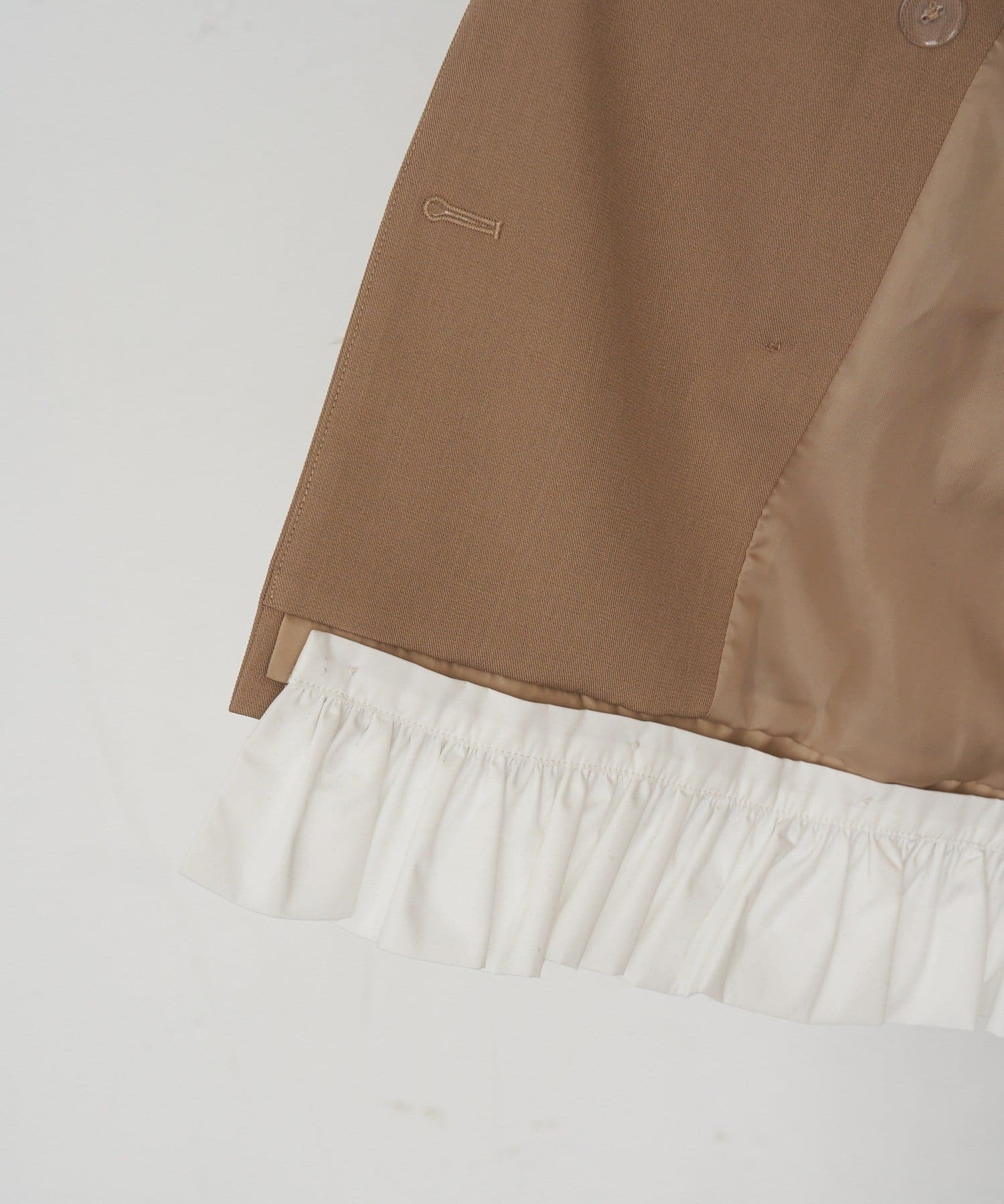 RAY CASSIN(レイカズン) 【SET UPで着られる！】フリルベルト付ジャケット