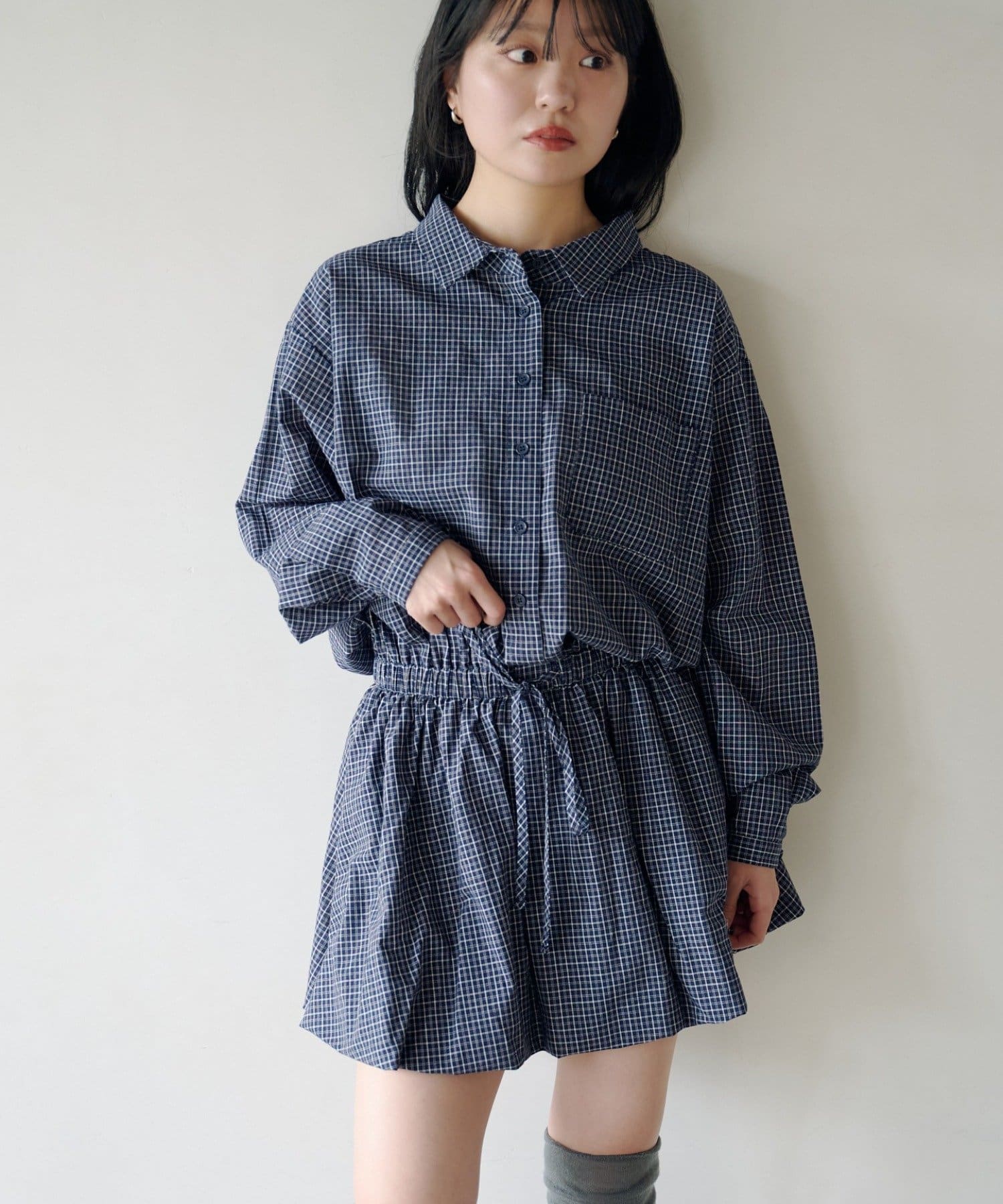 Kastane(カスタネ) 【2.7(土)11:00~2.8(日)ポイントUP開催】バルーンシャツワンピース