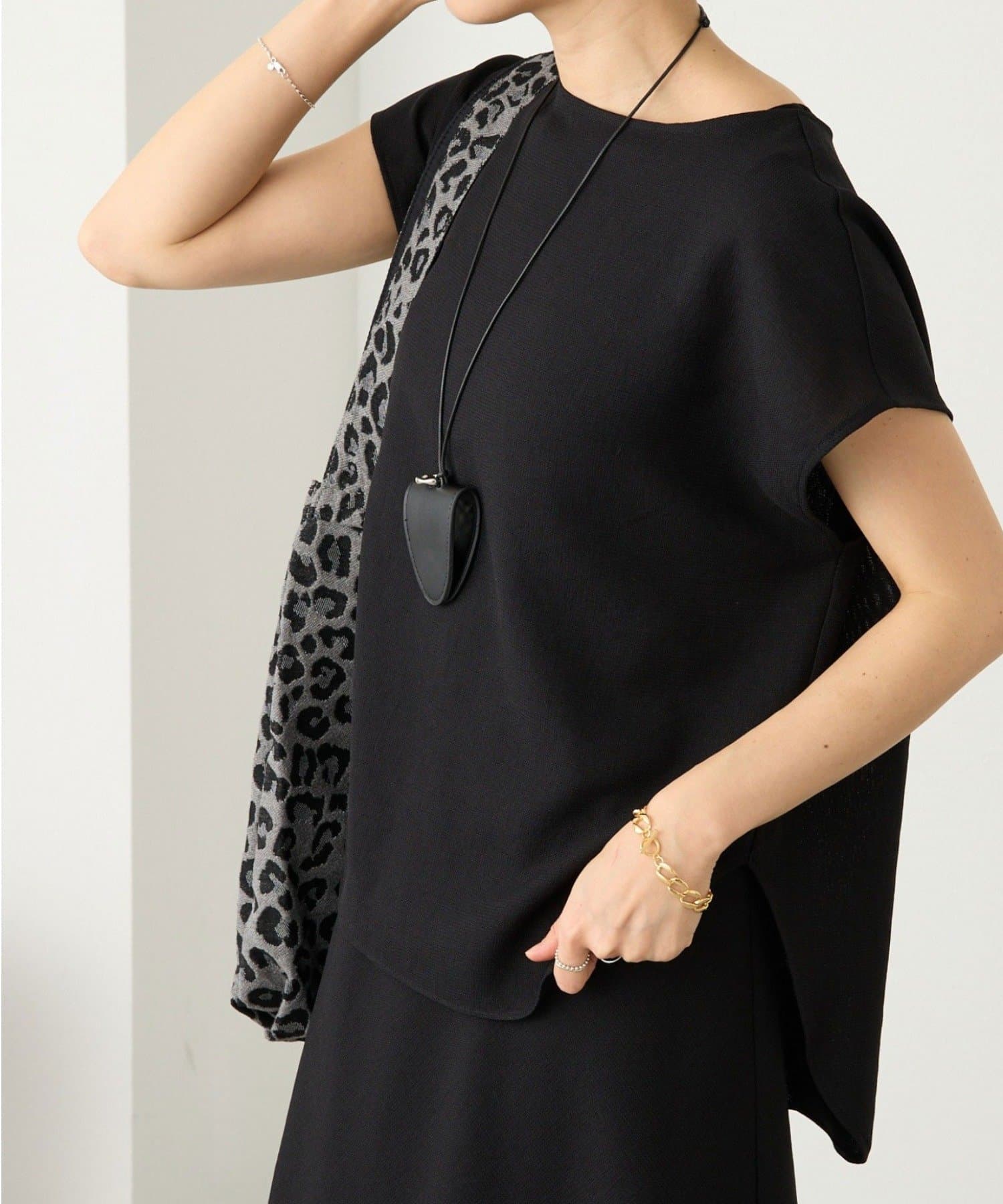 RIVE DROITE(リヴドロワ) 予約【セットアップ着用可能】メッシュフレンチブラウス/5月下旬お届け予定