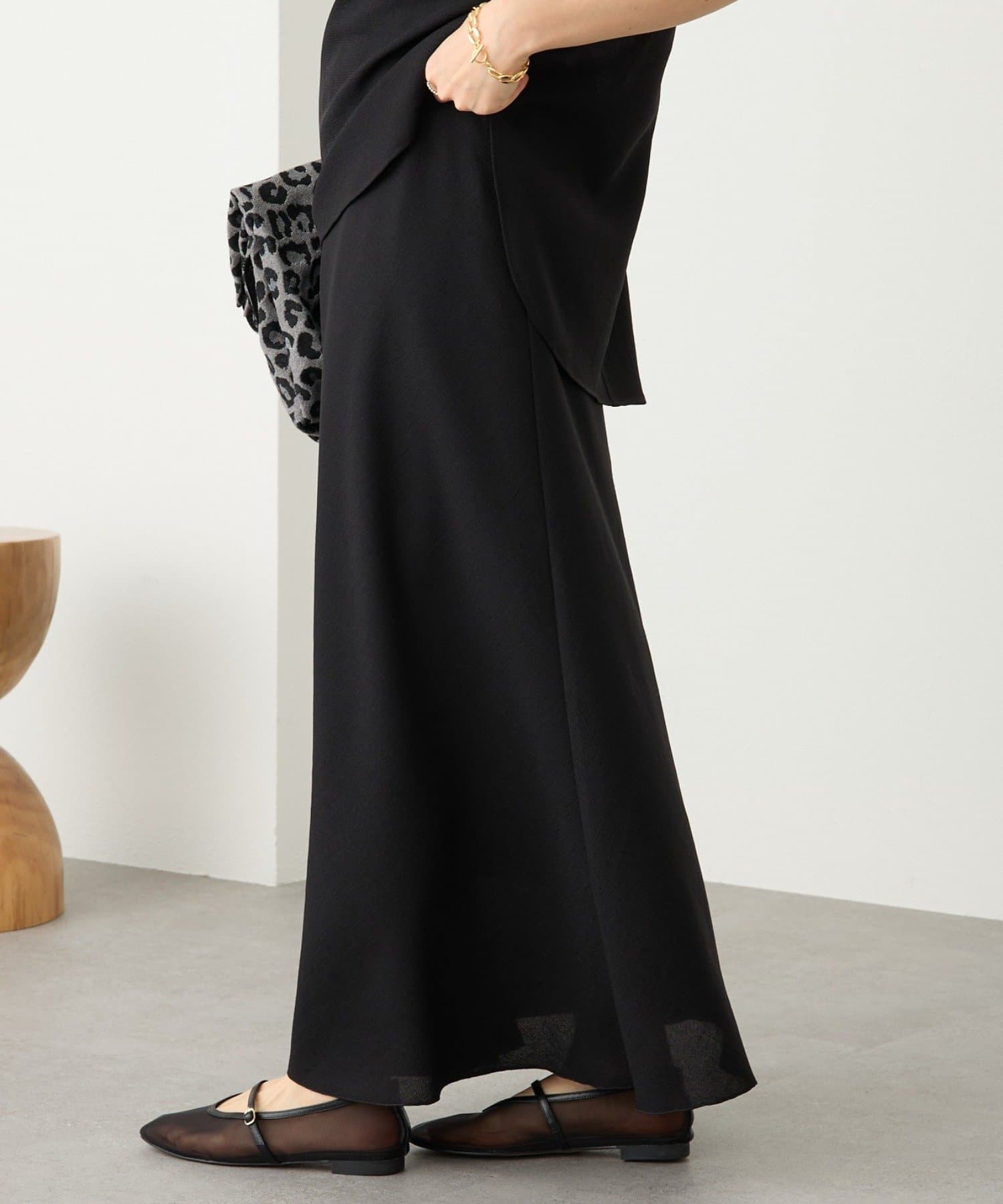 RIVE DROITE(リヴドロワ) 予約【セットアップ着用可能】メッシュバイアススカート/5月下旬お届け予定