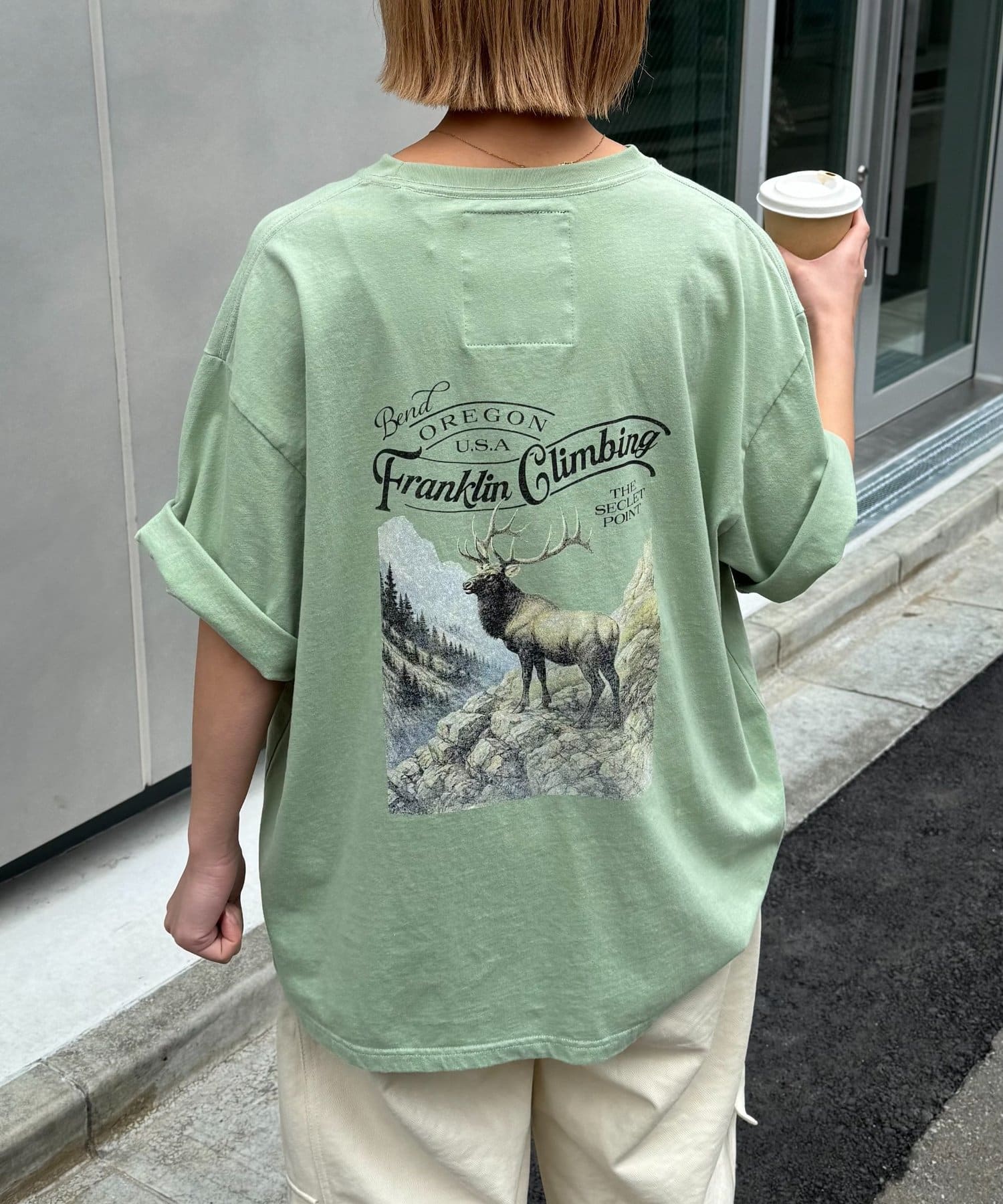 CIAOPANIC TYPY(チャオパニックティピー) 【Franklin Climbing】ヴィンテージグラフィックTEE