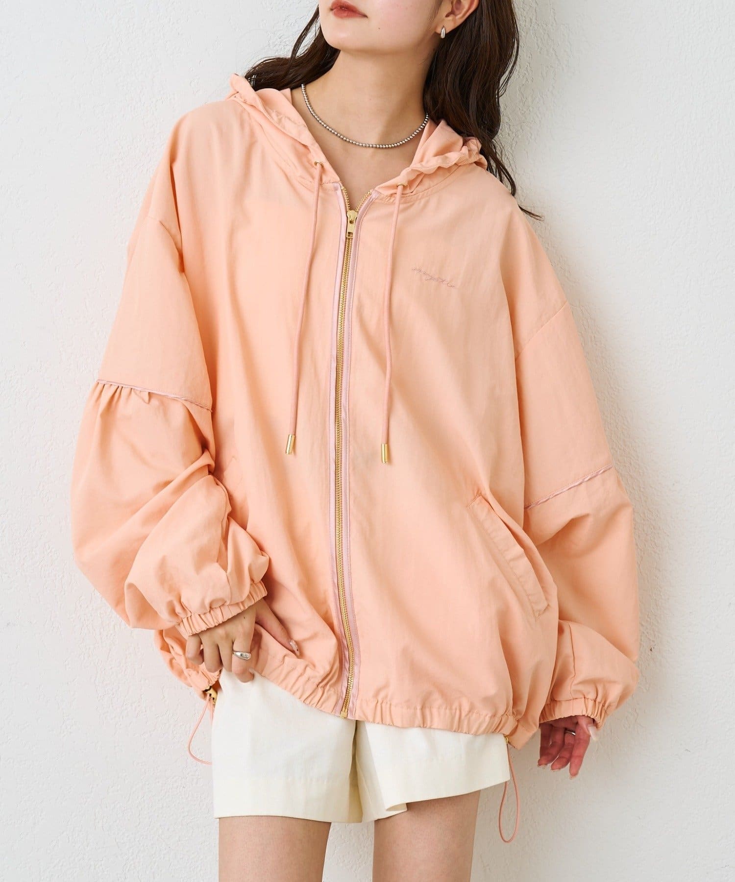 mystic(ミスティック) ナイロンフーディーパーカー