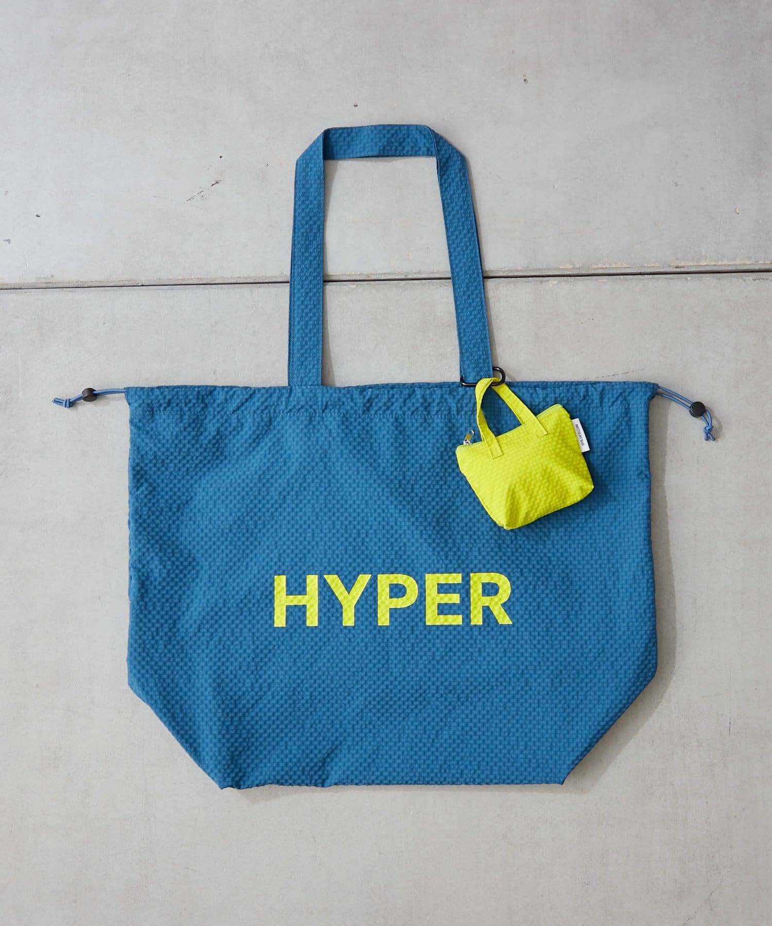 BIRTHDAY BAR(バースデイバー) リサイクルポリビッグ巾着トートバッグ ミニバッグ付き