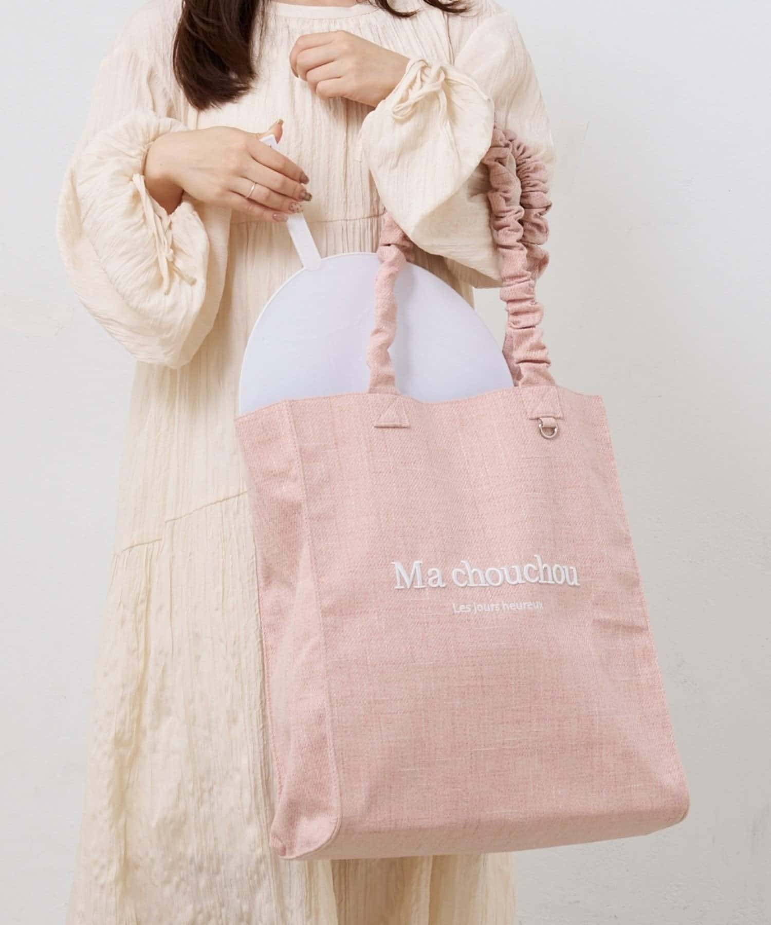 BIRTHDAY BAR(バースデイバー) 【インフルエンサー kana企画】ギャザーハンドルツイード推し活バッグ