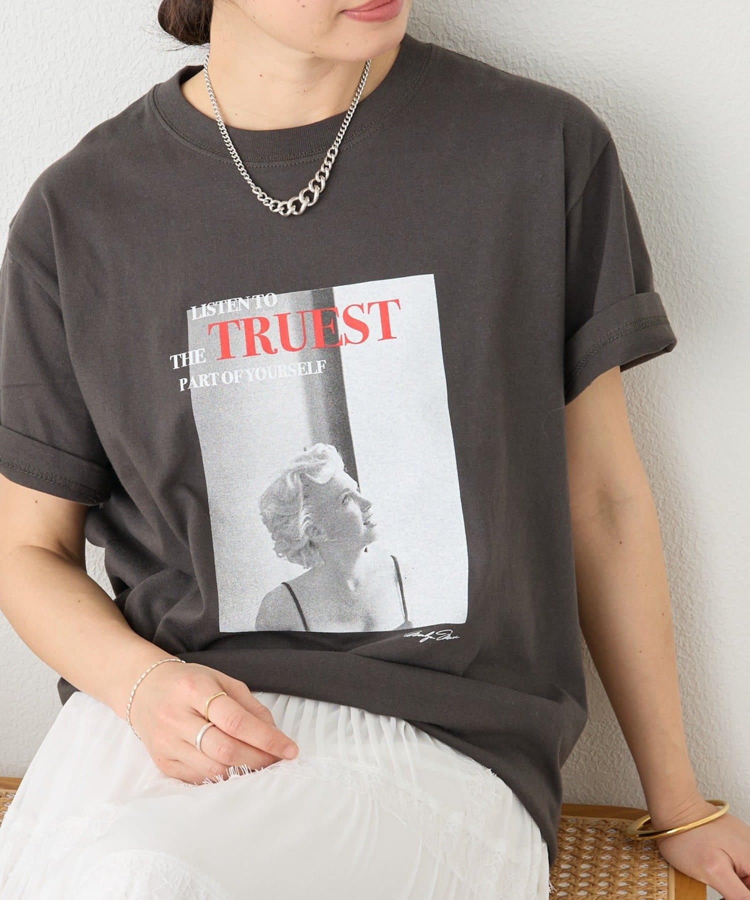 RIVE DROITE(リヴドロワ) 予約【存在感抜群】MarilynフォトTee