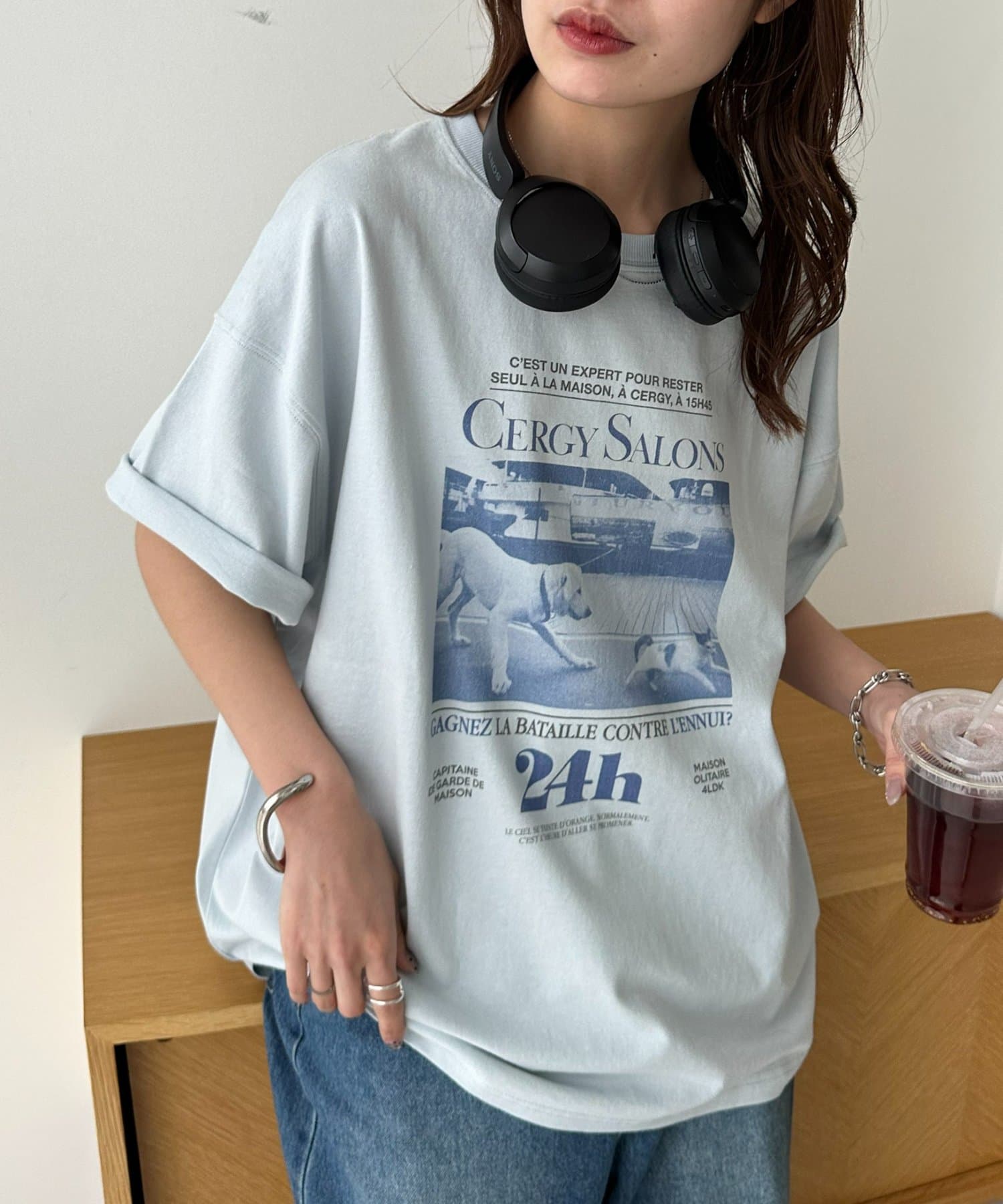 DISCOAT(ディスコート) 【Enlude】アソートアニマルフォトT