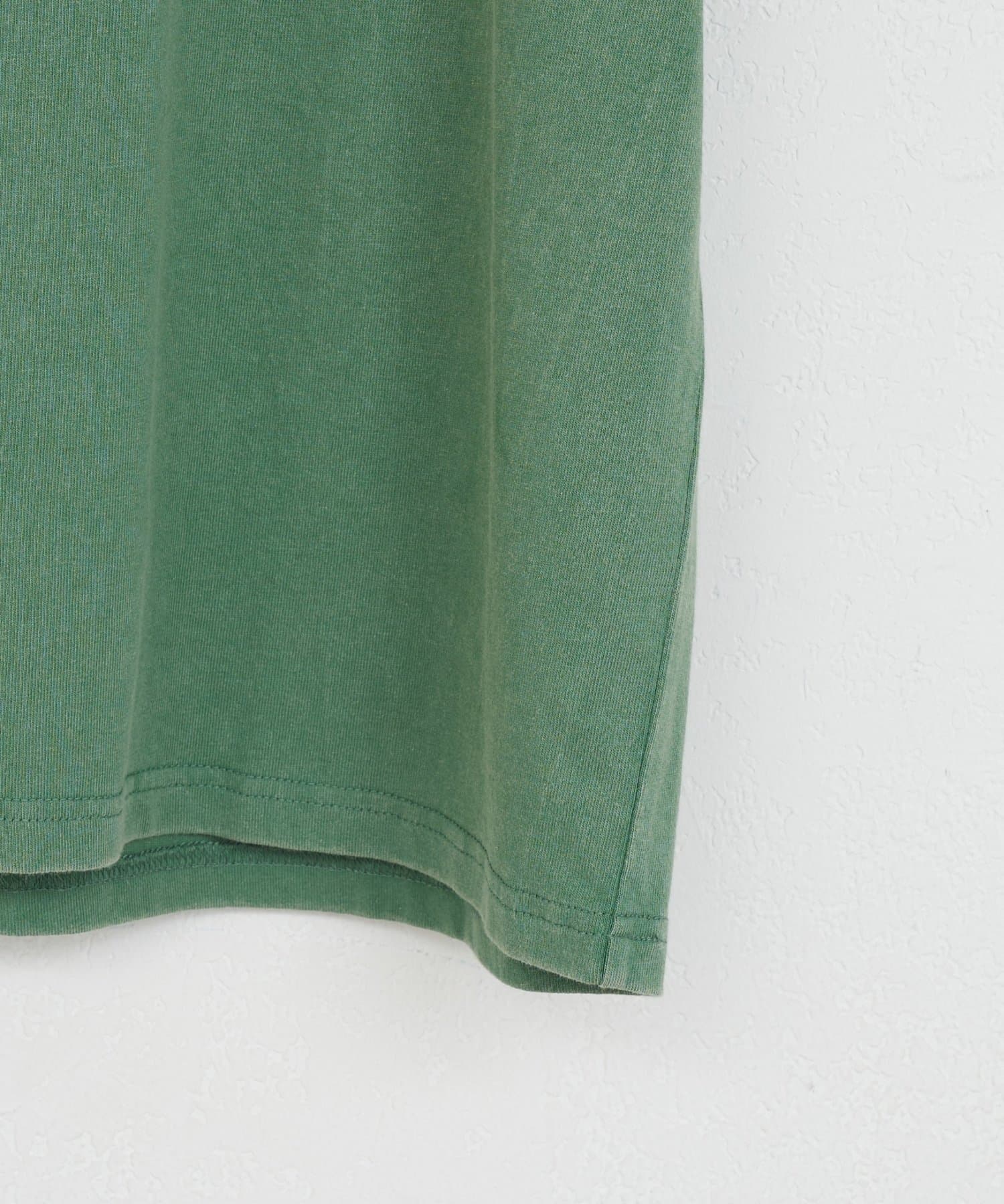 DISCOAT(ディスコート) 【Enlude】同色刺繍カレッジロゴT《ユニセックス》