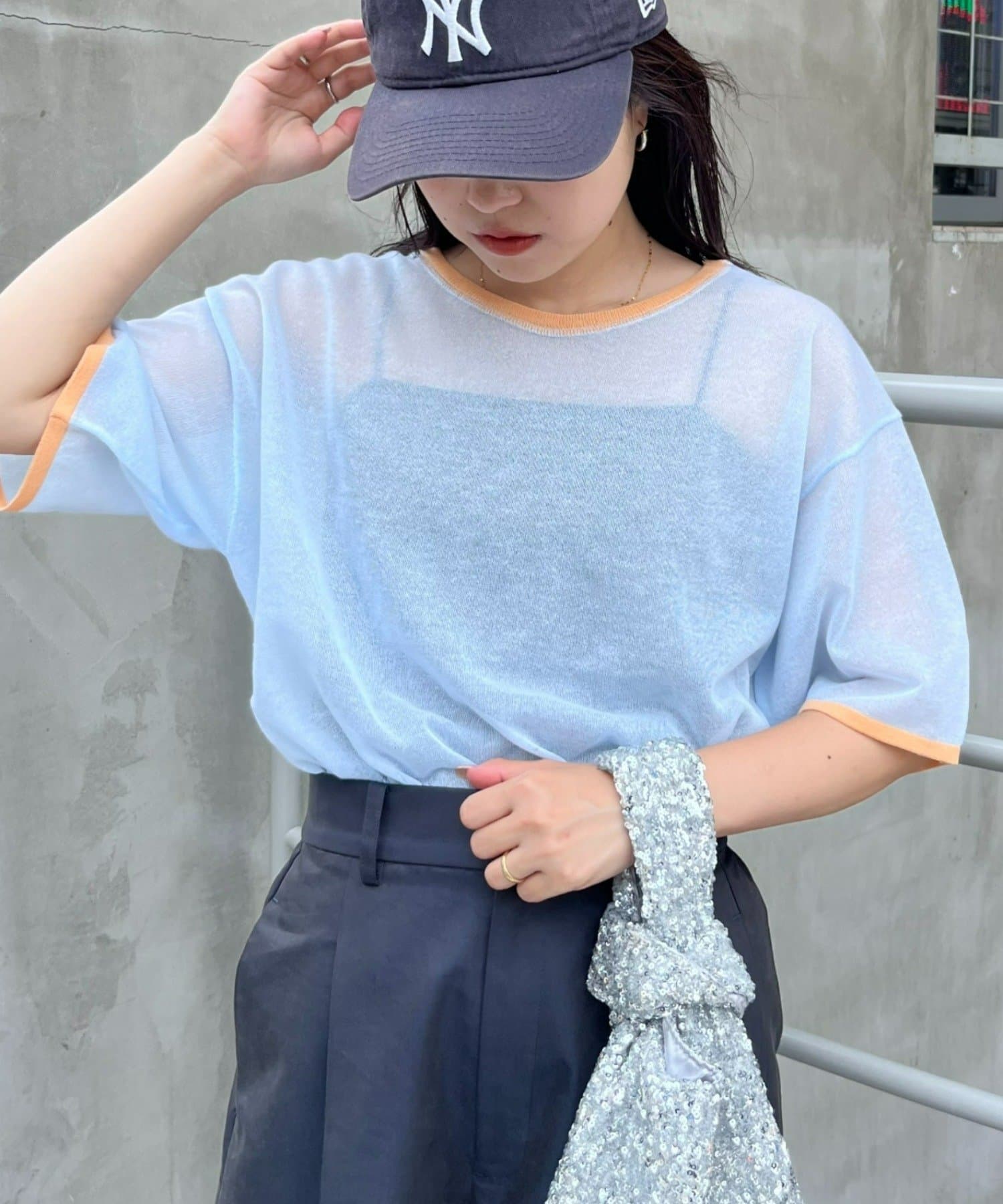 OUTLET(アウトレット) 【CIAOPANIC TYPY】ラメシアーリンガーニット