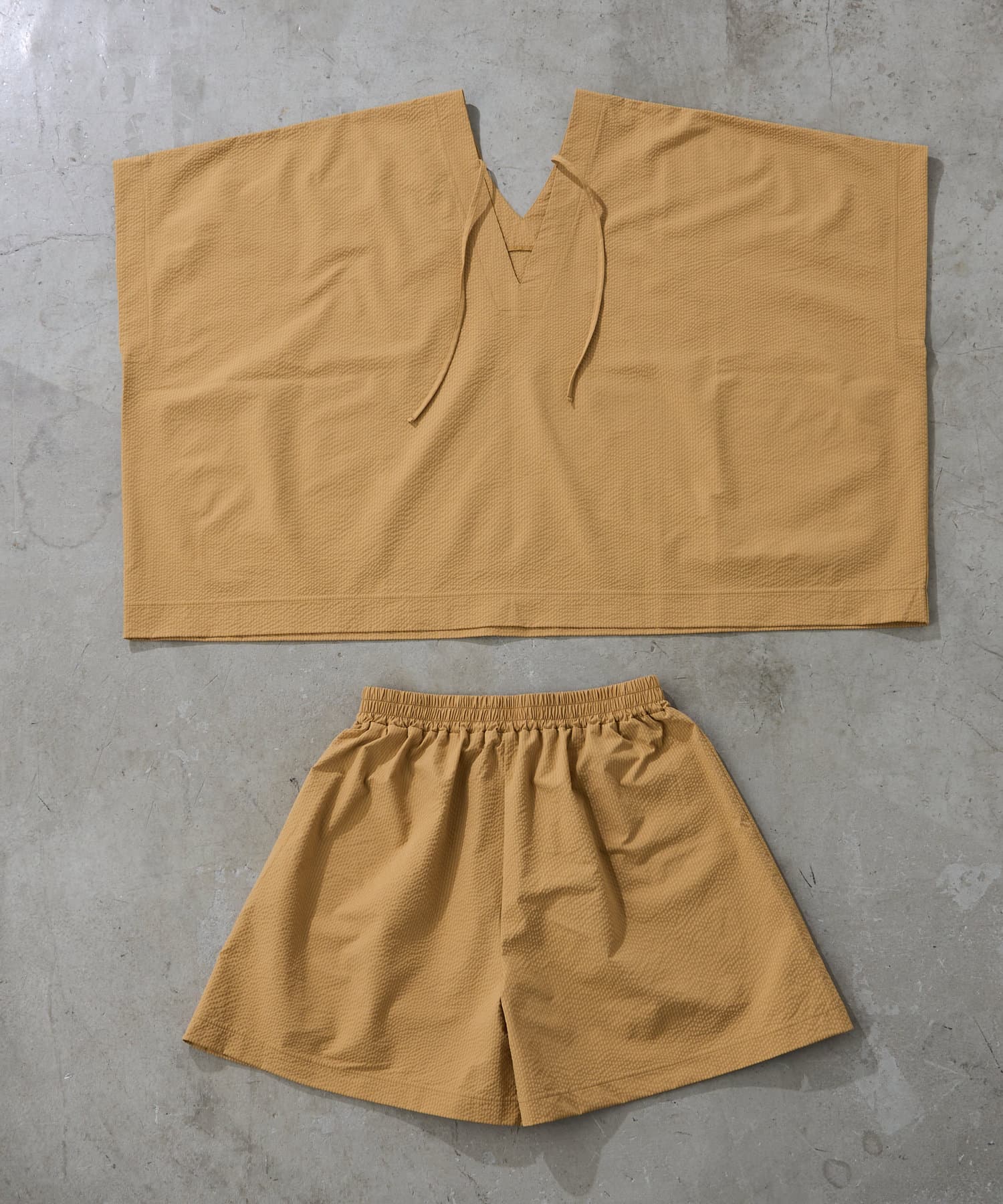 OUTLET(アウトレット) 【CIAOPANIC TYPY】シアーサッカーカバーアップラッシュショーツ