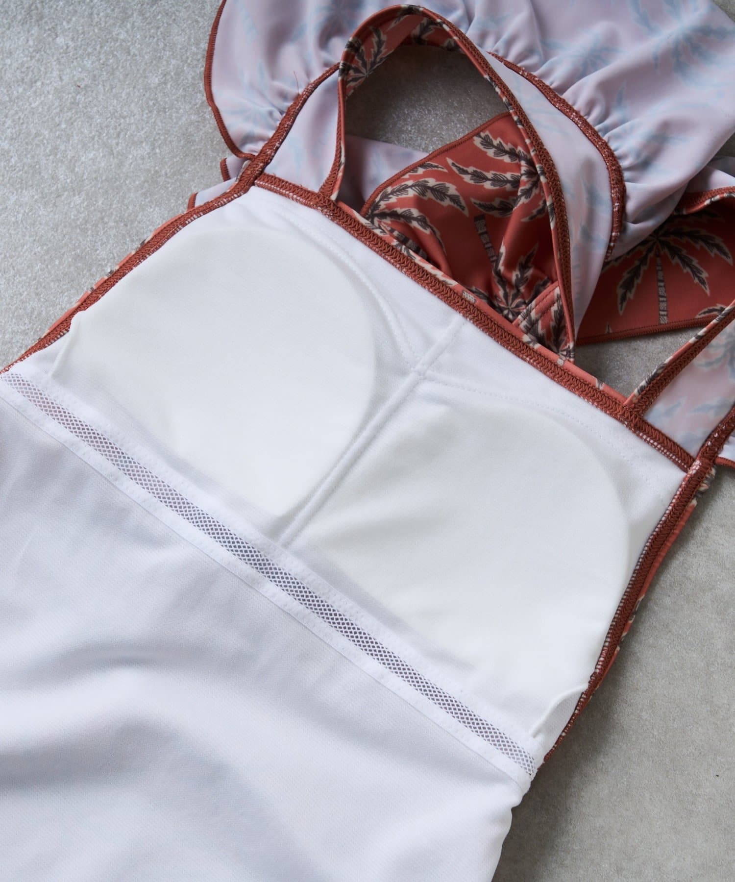 OUTLET(アウトレット) 【CIAOPANIC TYPY】【KIDS】袖フリル柄ワンピーススイムウェア