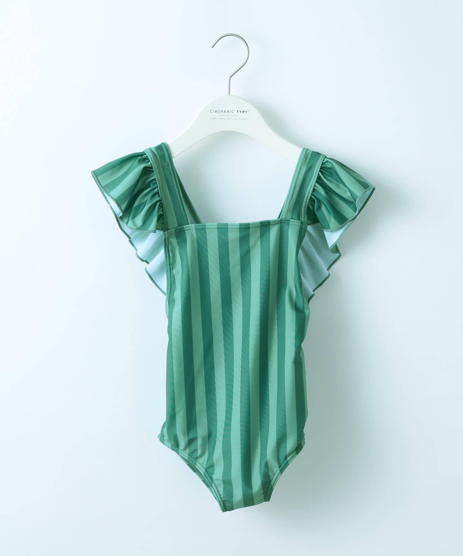 OUTLET(アウトレット) 【CIAOPANIC TYPY】【KIDS】袖フリル柄ワンピーススイムウェア