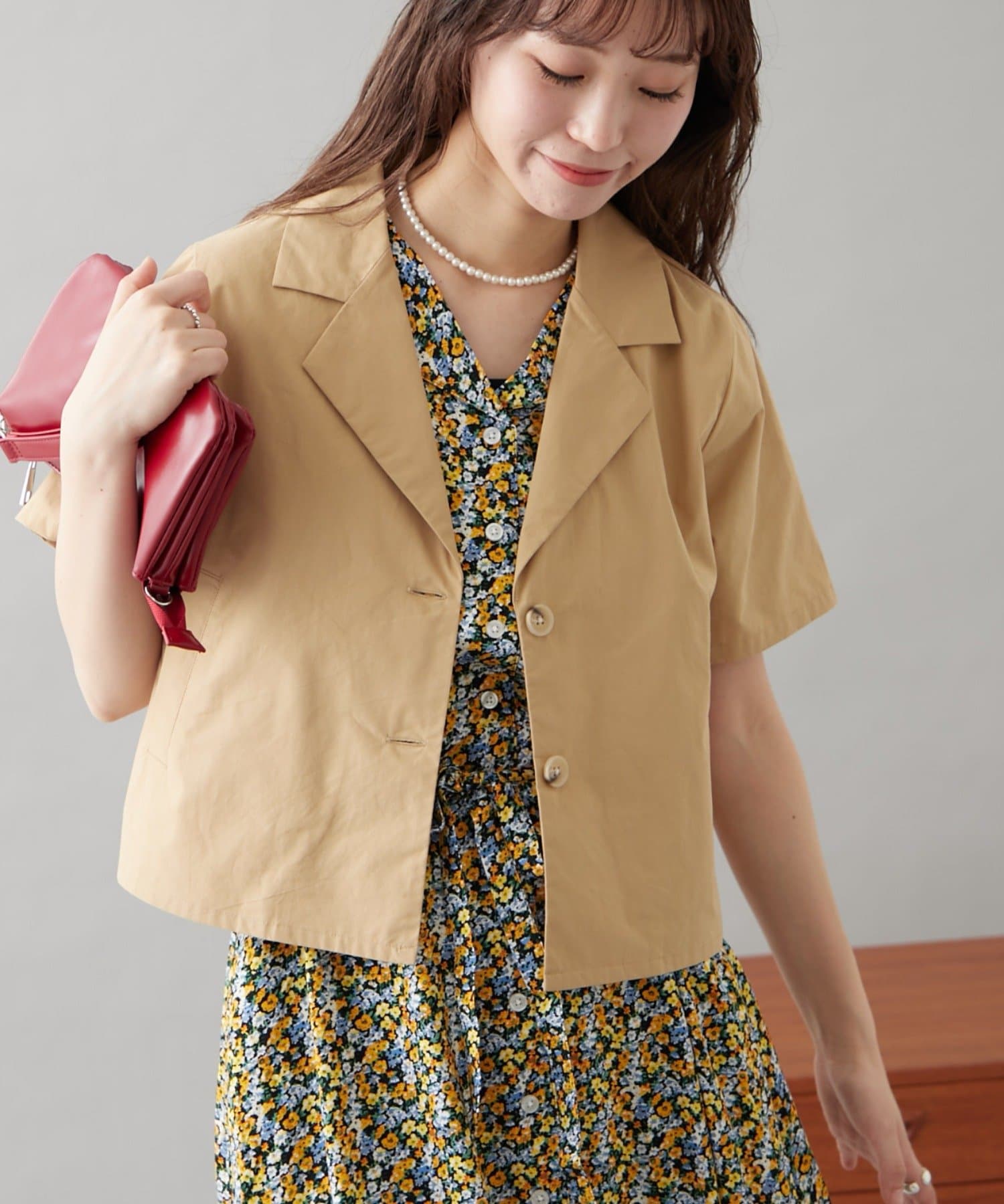 OUTLET(アウトレット) 【CIAOPANIC TYPY】テーラー半袖ジャケット