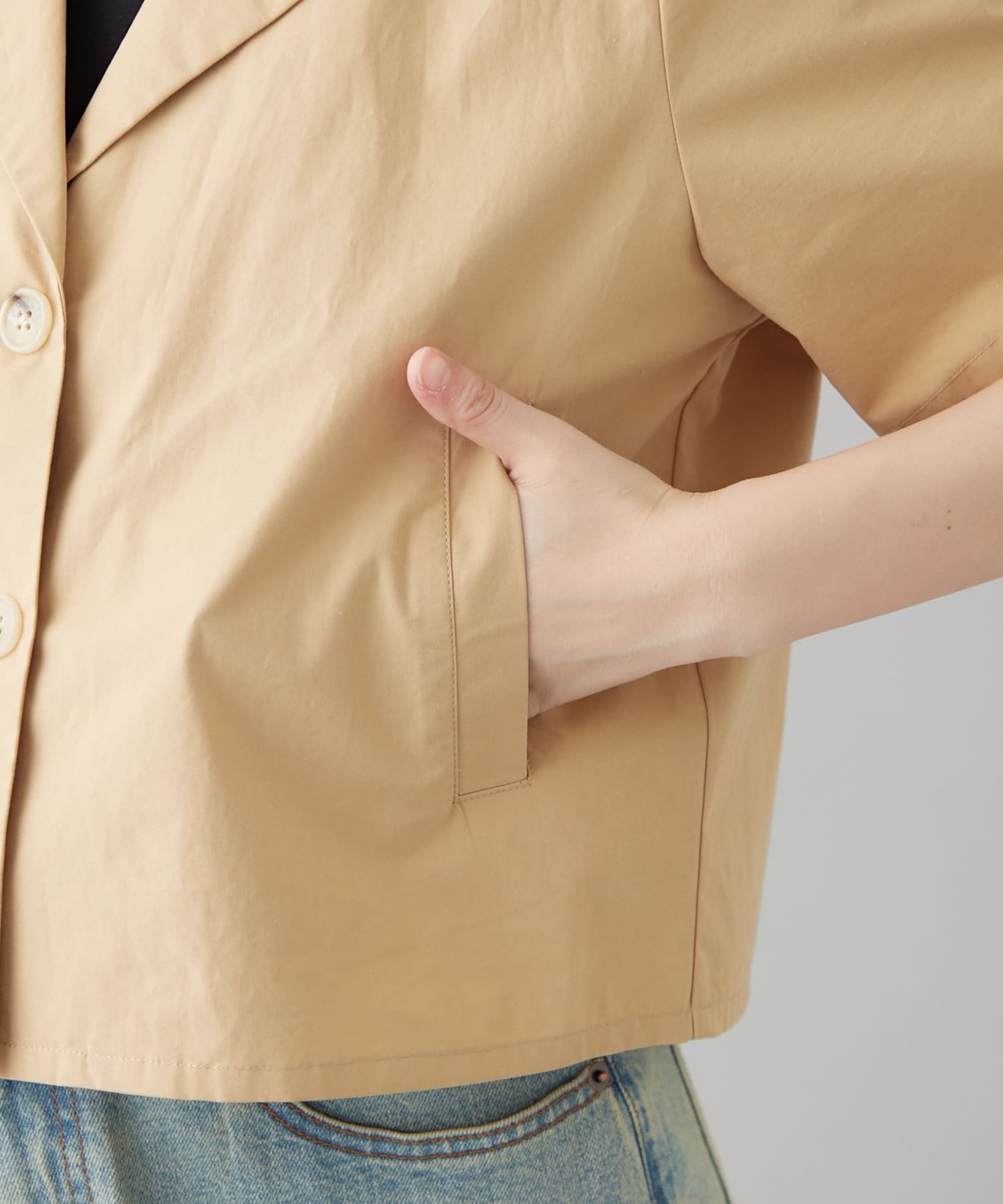 OUTLET(アウトレット) 【CIAOPANIC TYPY】テーラー半袖ジャケット