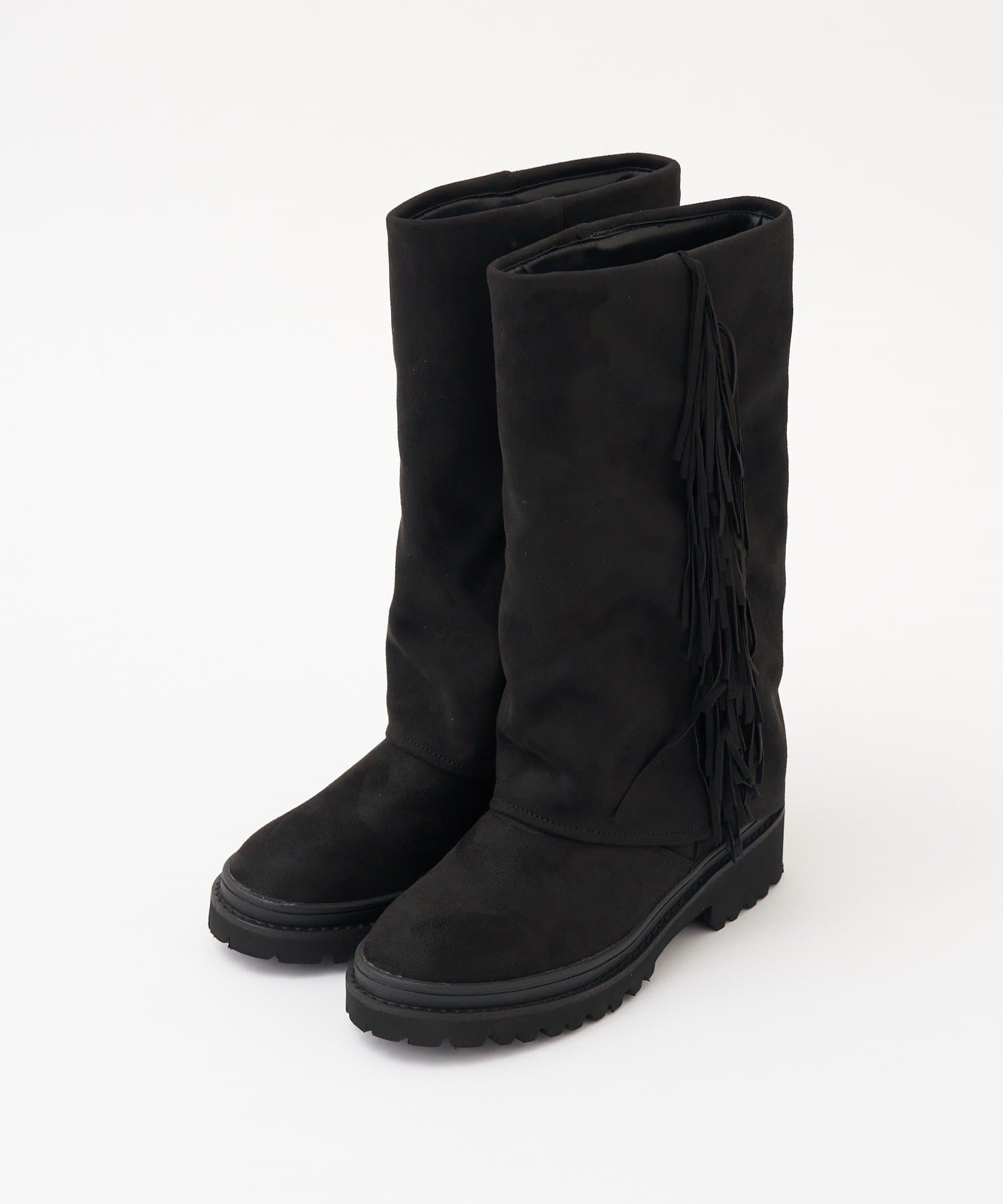 CIAOPANIC(チャオパニック) サイドフリンジミドルブーツ