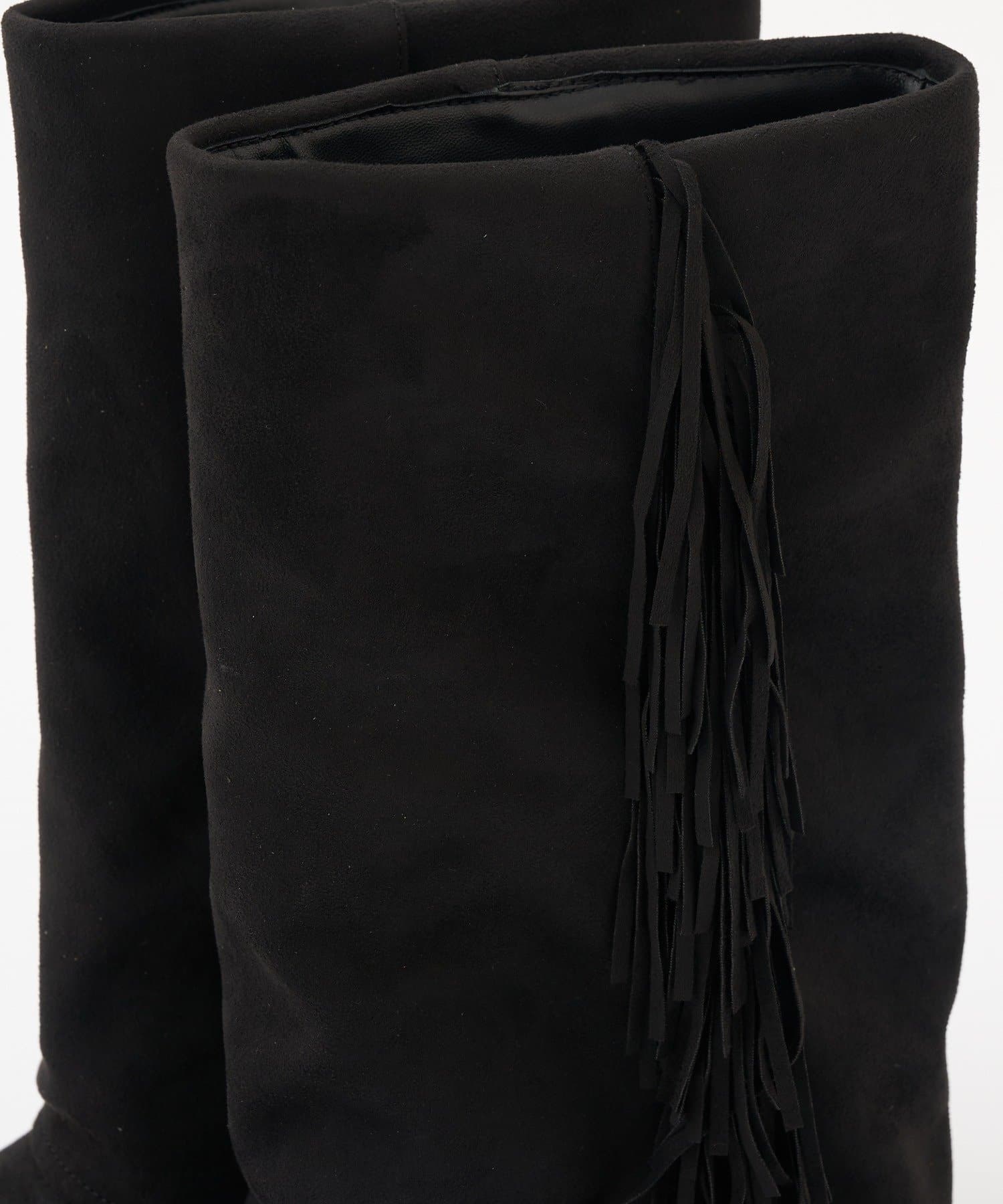 CIAOPANIC(チャオパニック) サイドフリンジミドルブーツ