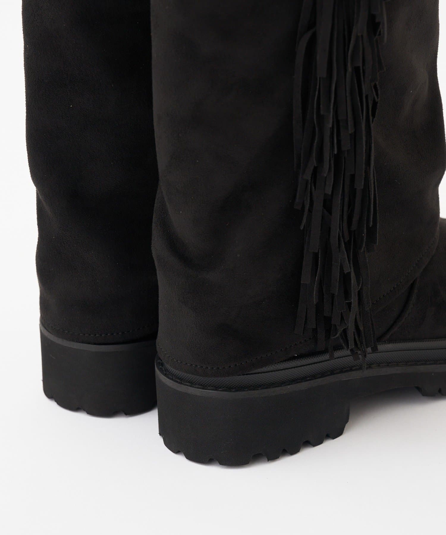 CIAOPANIC(チャオパニック) サイドフリンジミドルブーツ