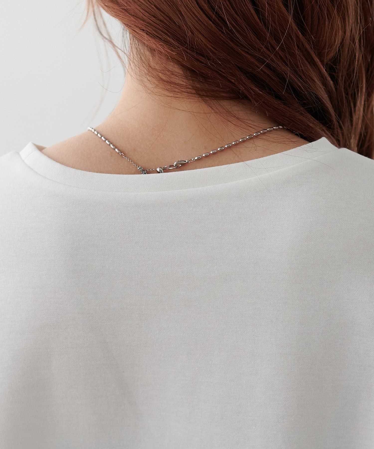 DISCOAT(ディスコート) 【WEB限定】裾布帛ドッキングプルオーバー