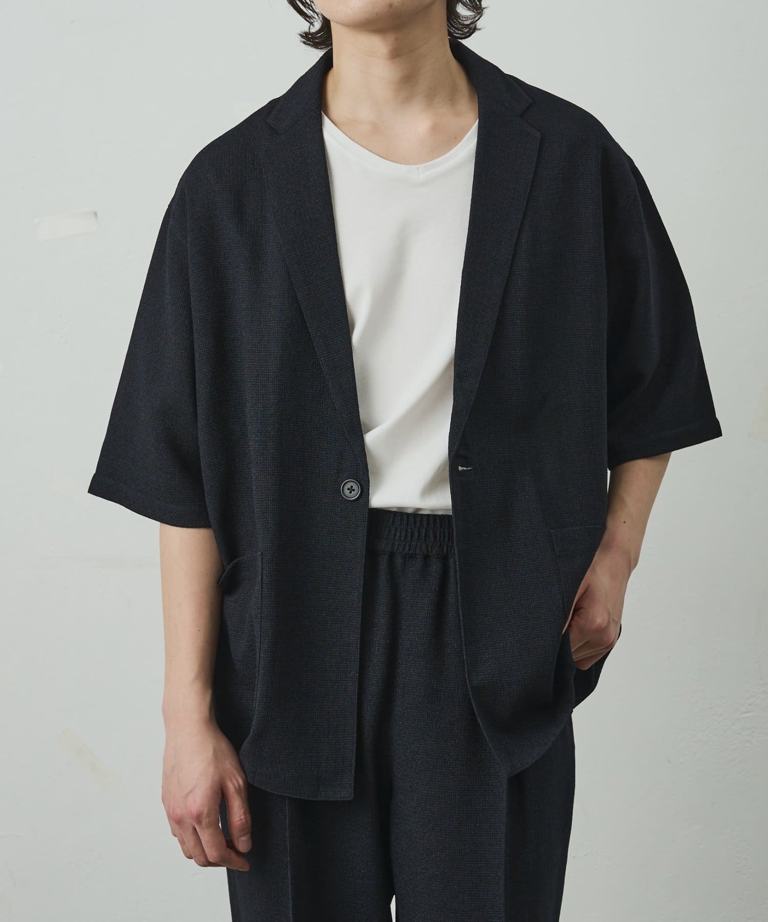 COLONY 2139(コロニー トゥーワンスリーナイン) 【セットアップ対応】 サマーツイード半袖シャツジャケット