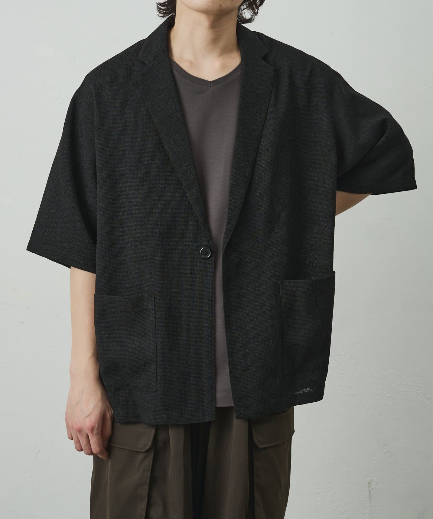 COLONY 2139(コロニー トゥーワンスリーナイン) 【セットアップ対応】 サマーツイード半袖シャツジャケット