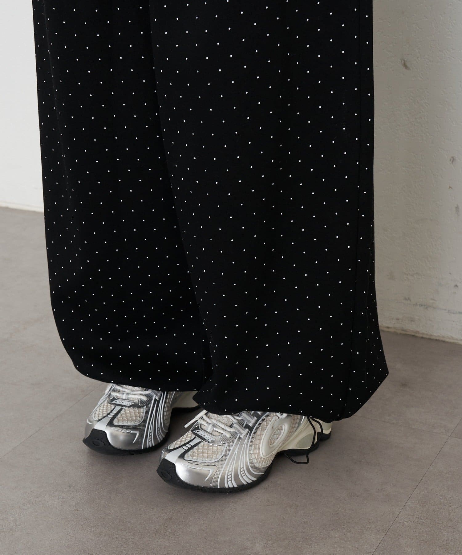 RAY CASSIN(レイカズン) ドットスウェットパンツ