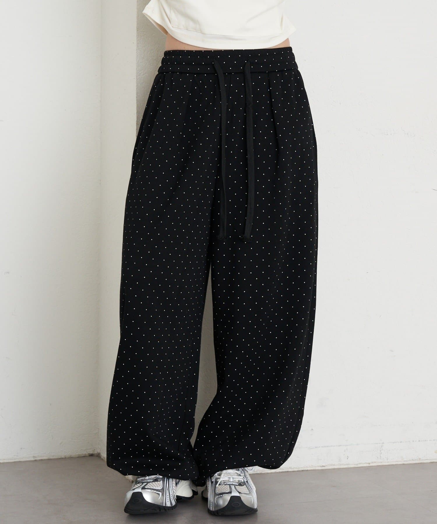 RAY CASSIN(レイカズン) ドットスウェットパンツ