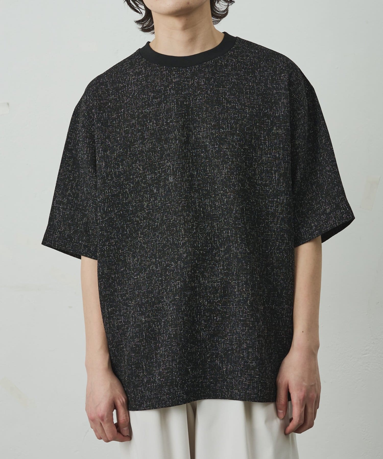 COLONY 2139(コロニー トゥーワンスリーナイン) サマーツイード半袖Tシャツ