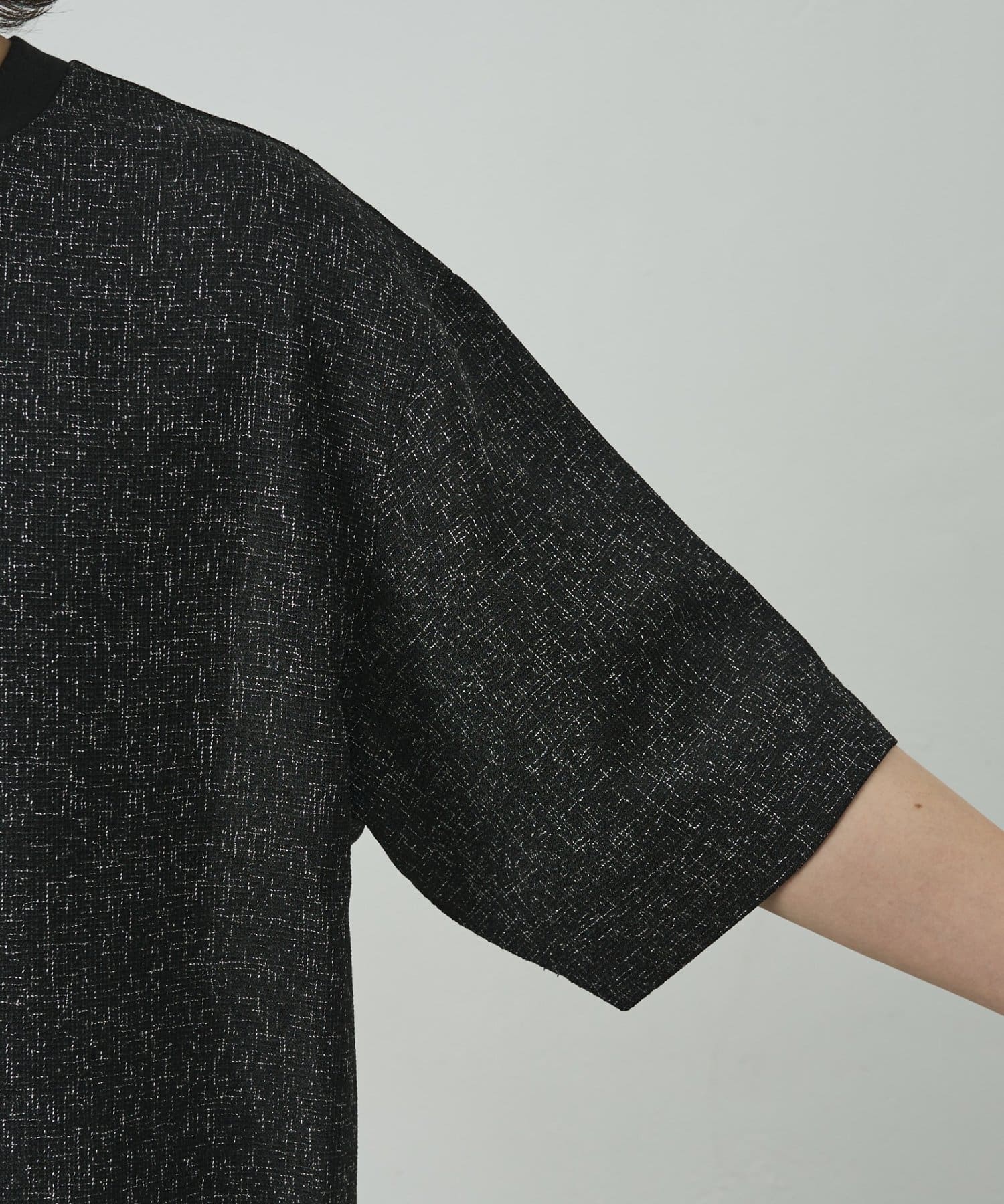 COLONY 2139(コロニー トゥーワンスリーナイン) サマーツイード半袖Tシャツ