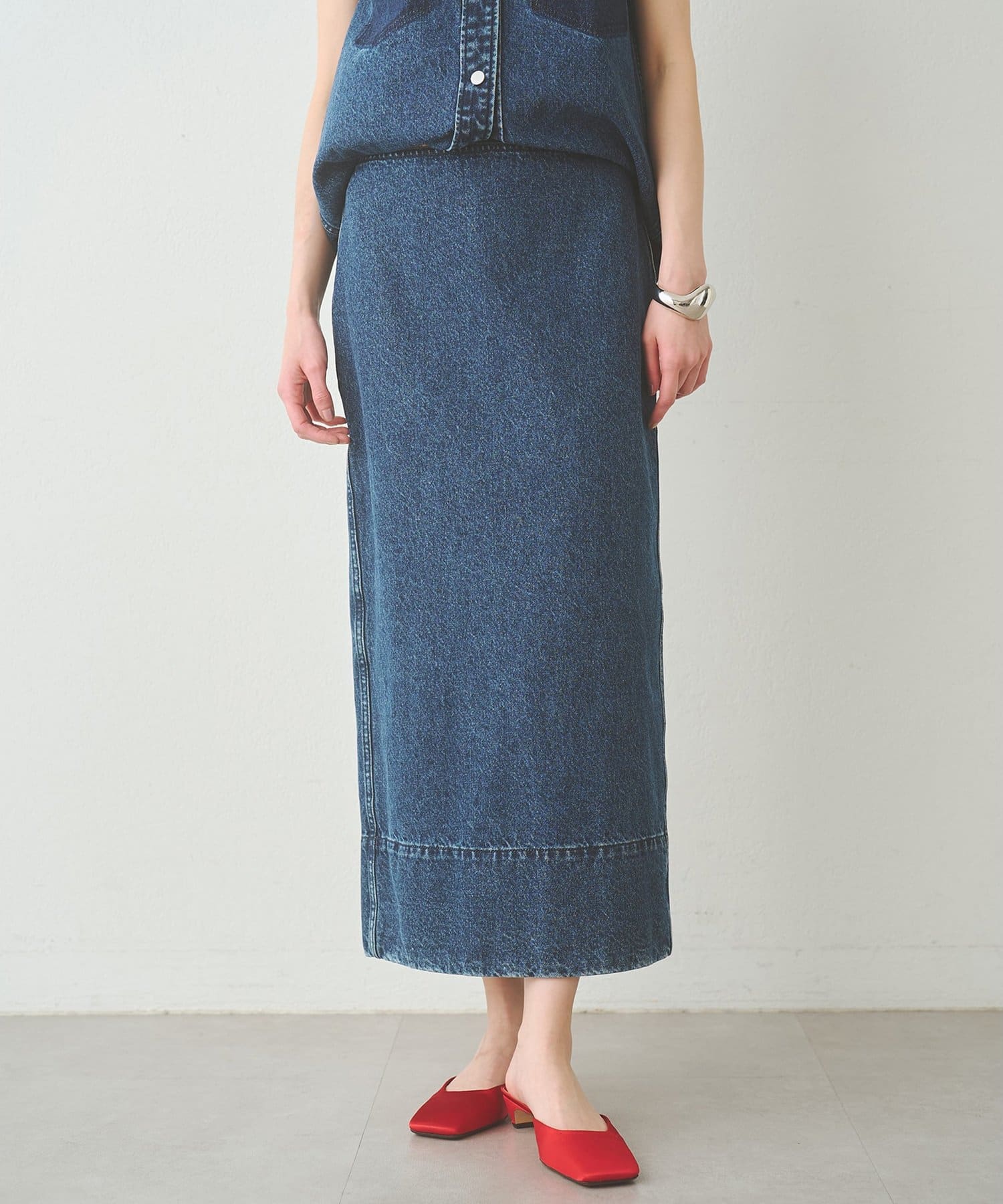 Whim Gazette(ウィム ガゼット) デニムタイトスカート