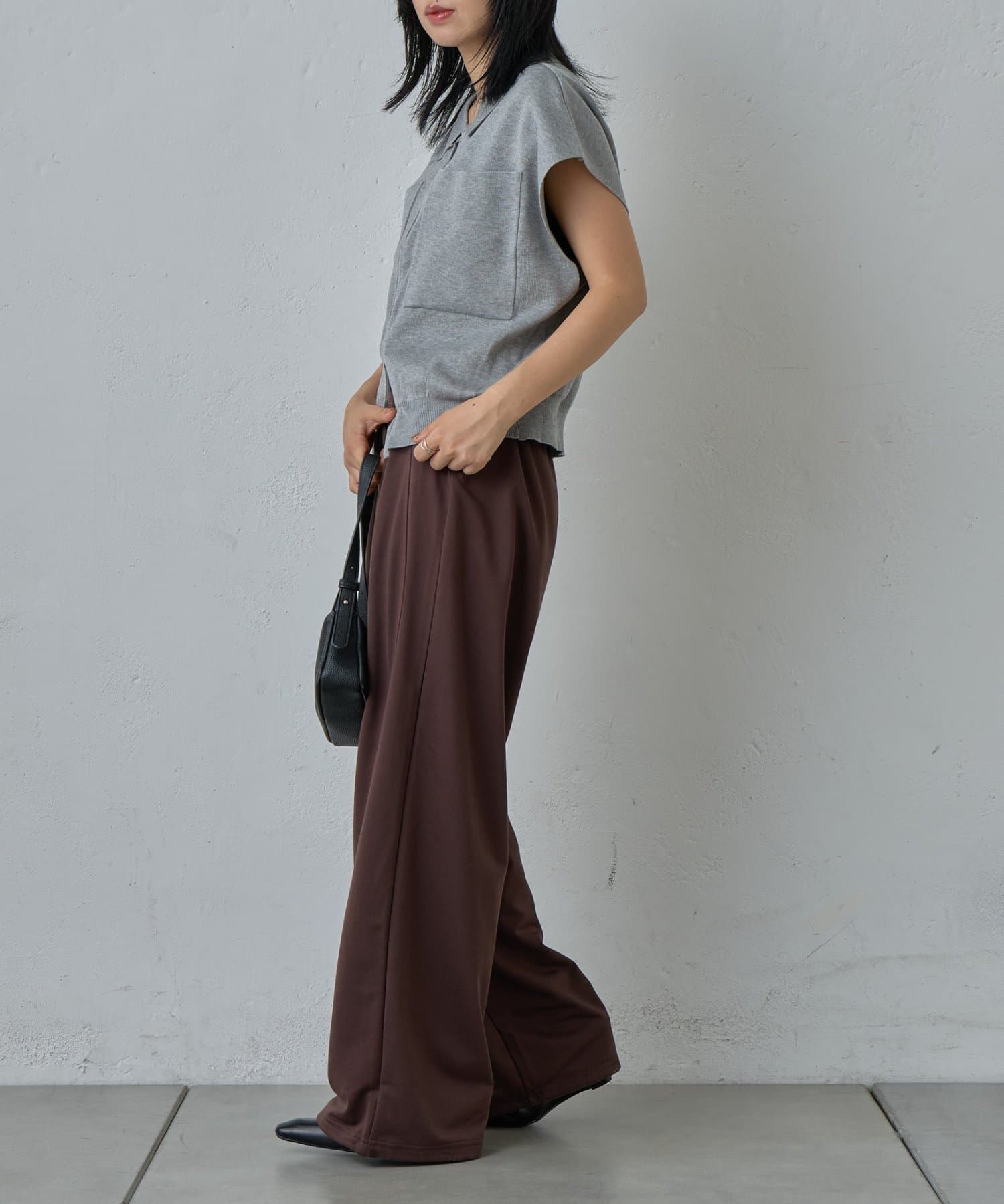 -goocy-(グーシー) ビッグポケットWジップカーディガン