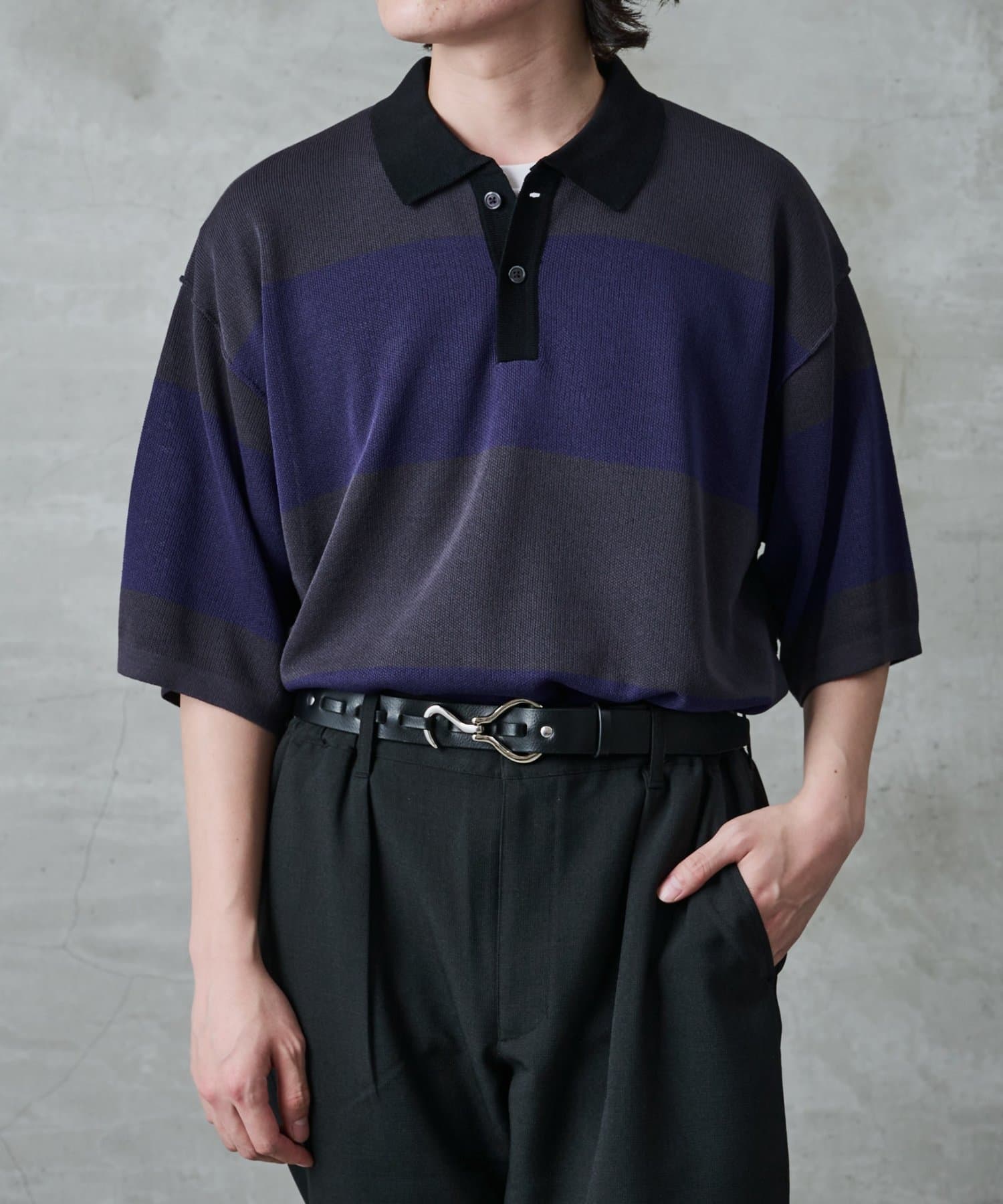 COLONY 2139(コロニー トゥーワンスリーナイン) ナチュラルクール半袖ラガーニット