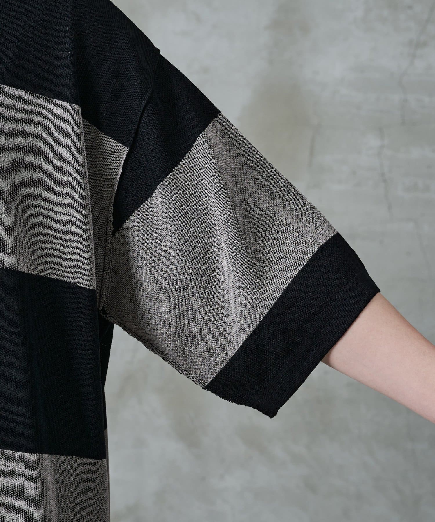 COLONY 2139(コロニー トゥーワンスリーナイン) ナチュラルクール半袖ラガーニット