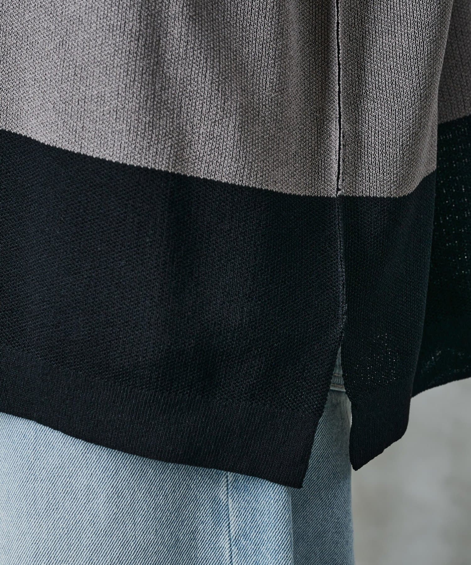 COLONY 2139(コロニー トゥーワンスリーナイン) ナチュラルクール半袖ラガーニット