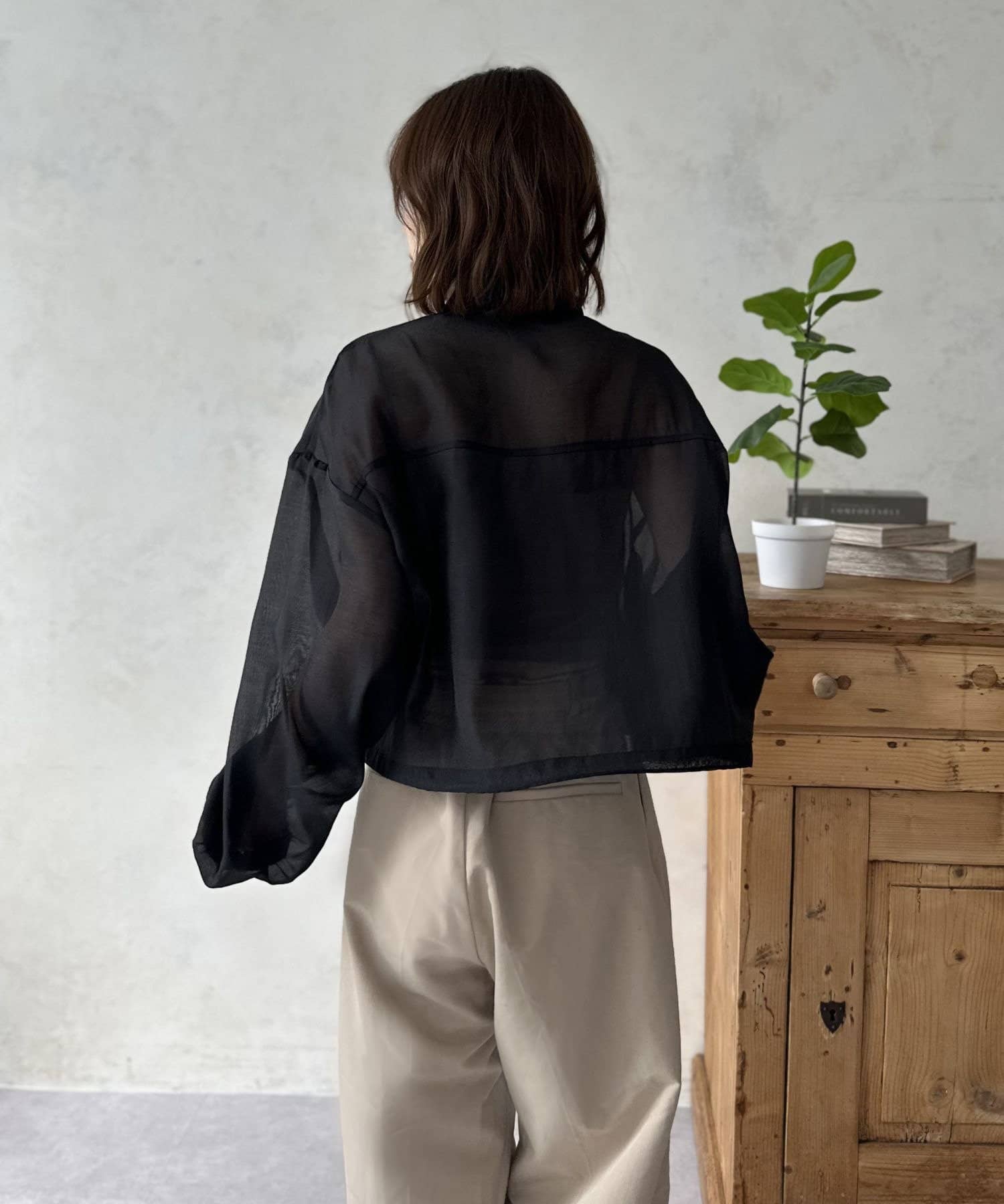 LOCUST(ローカスト) 【大人カジュアル】シアースタンドブルゾン