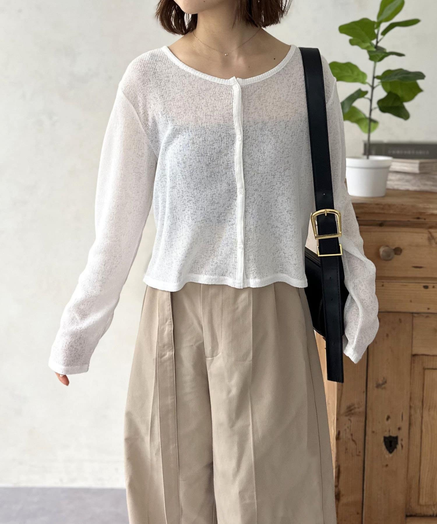 LOCUST(ローカスト) 【スタイルアップ＆着回し力◎】メランジカットソー