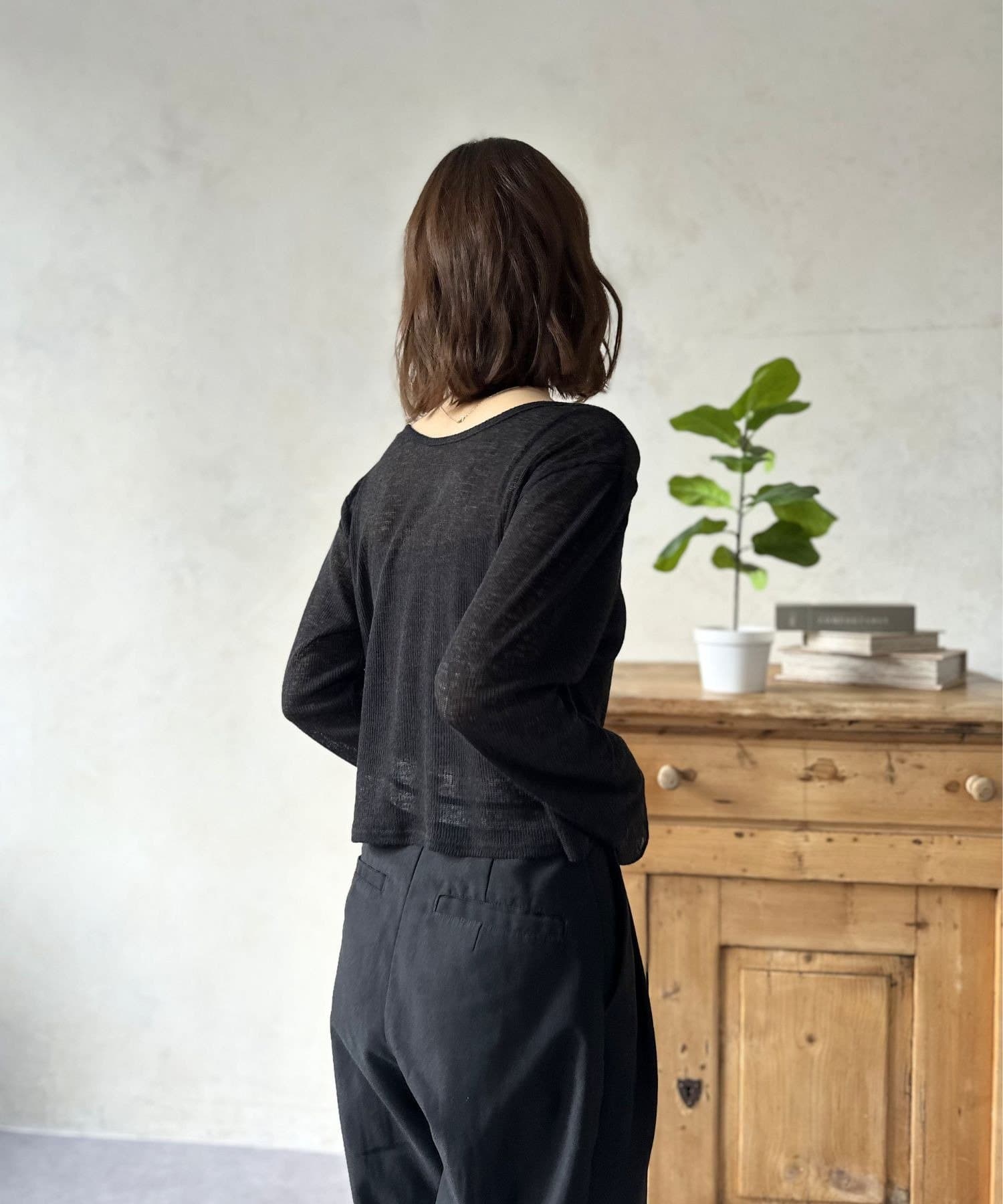 LOCUST(ローカスト) 【スタイルアップ＆着回し力◎】メランジカットソー