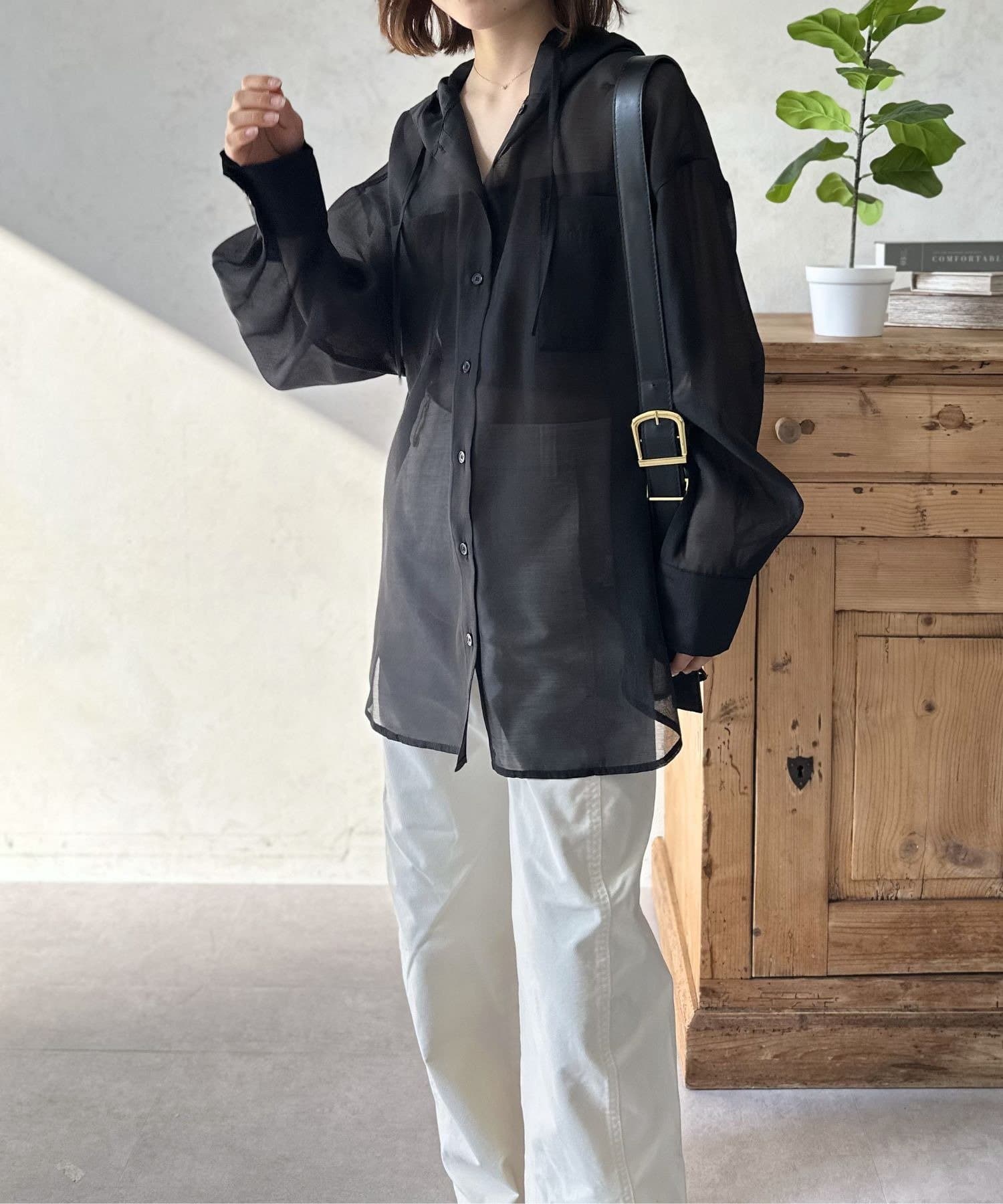 LOCUST(ローカスト) シアーフードシャツ