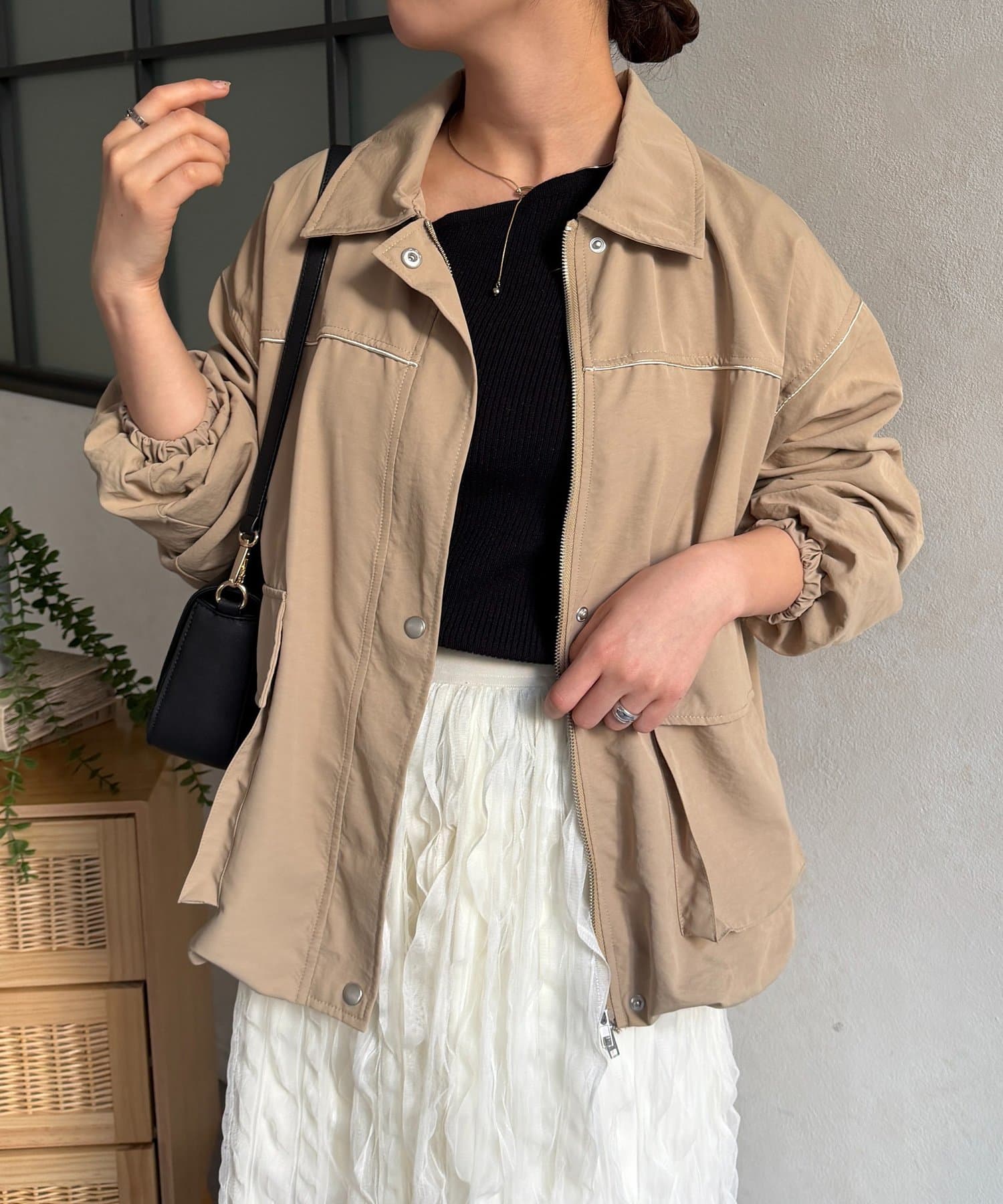 Thevon.(ゼヴォン) ステンカラーバルーンジャケット