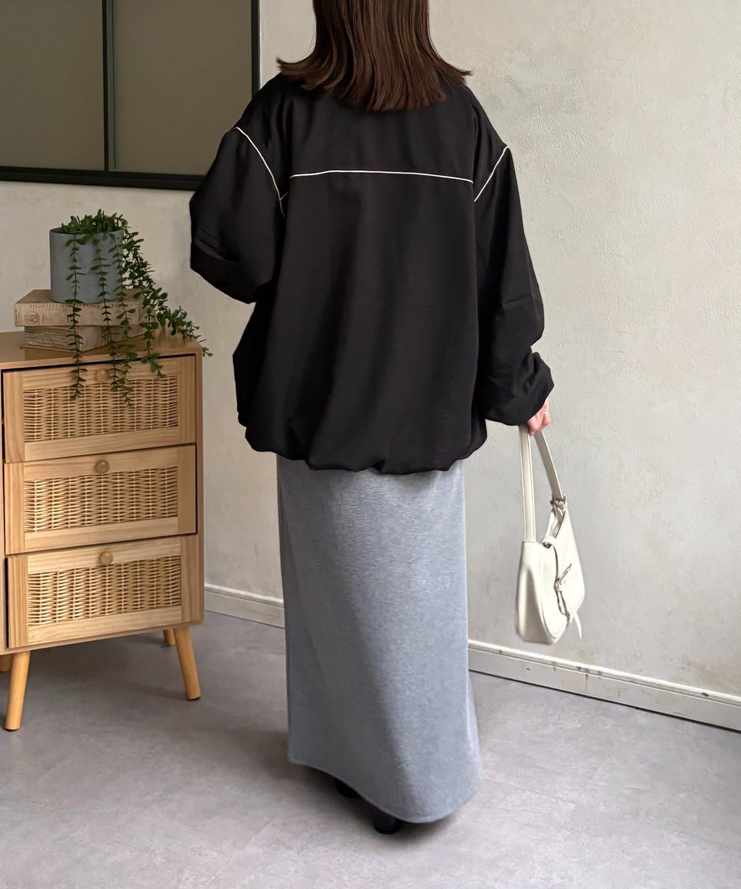 Thevon.(ゼヴォン) ステンカラーバルーンジャケット